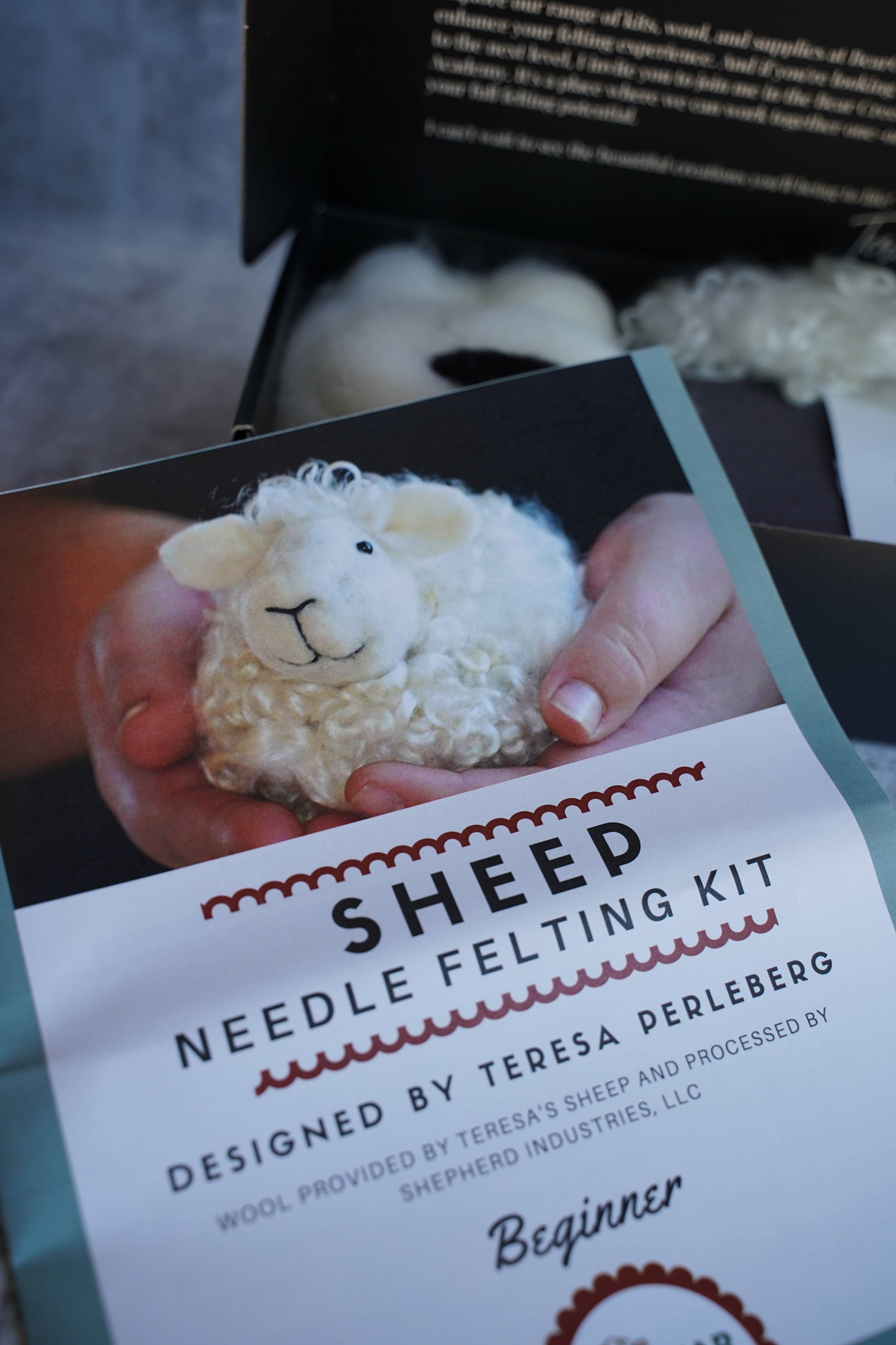 Sheep Needle Felting Kit