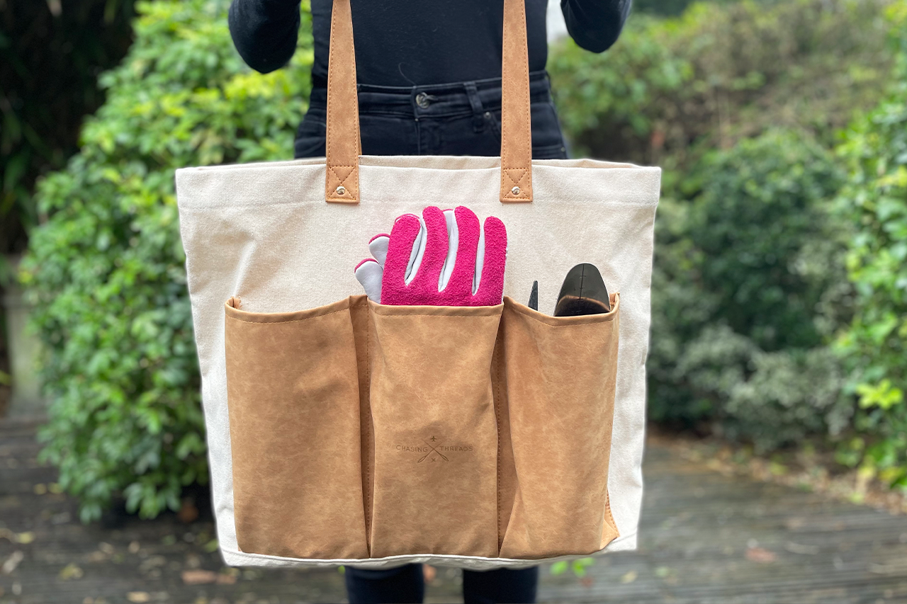 Stitch Your Vegetables Tote Bag