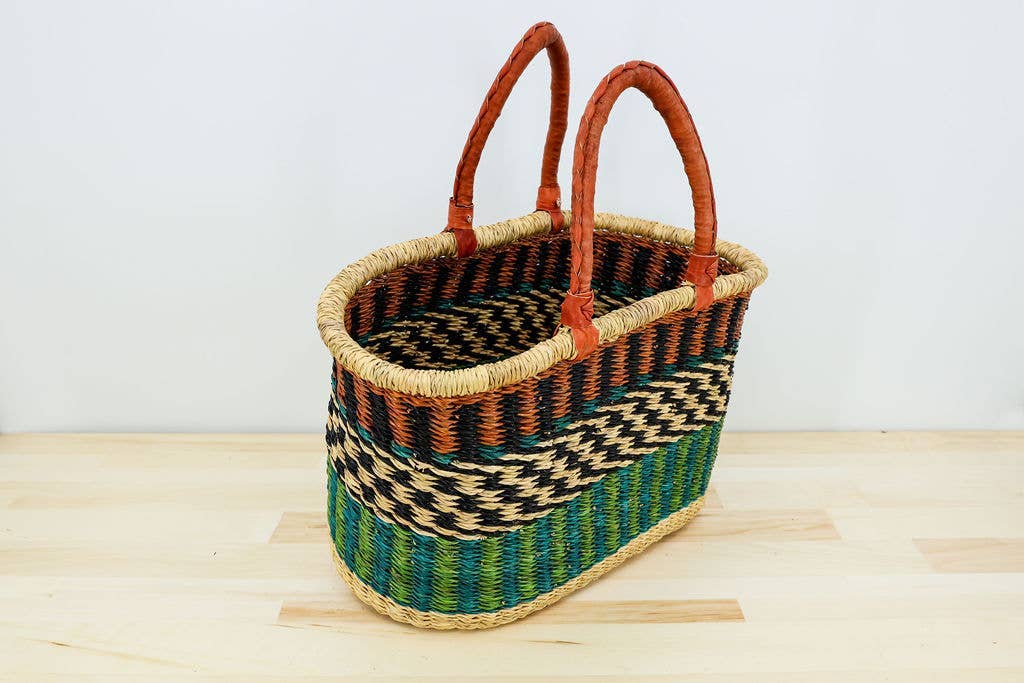 Fair Trade Oval Market Basket