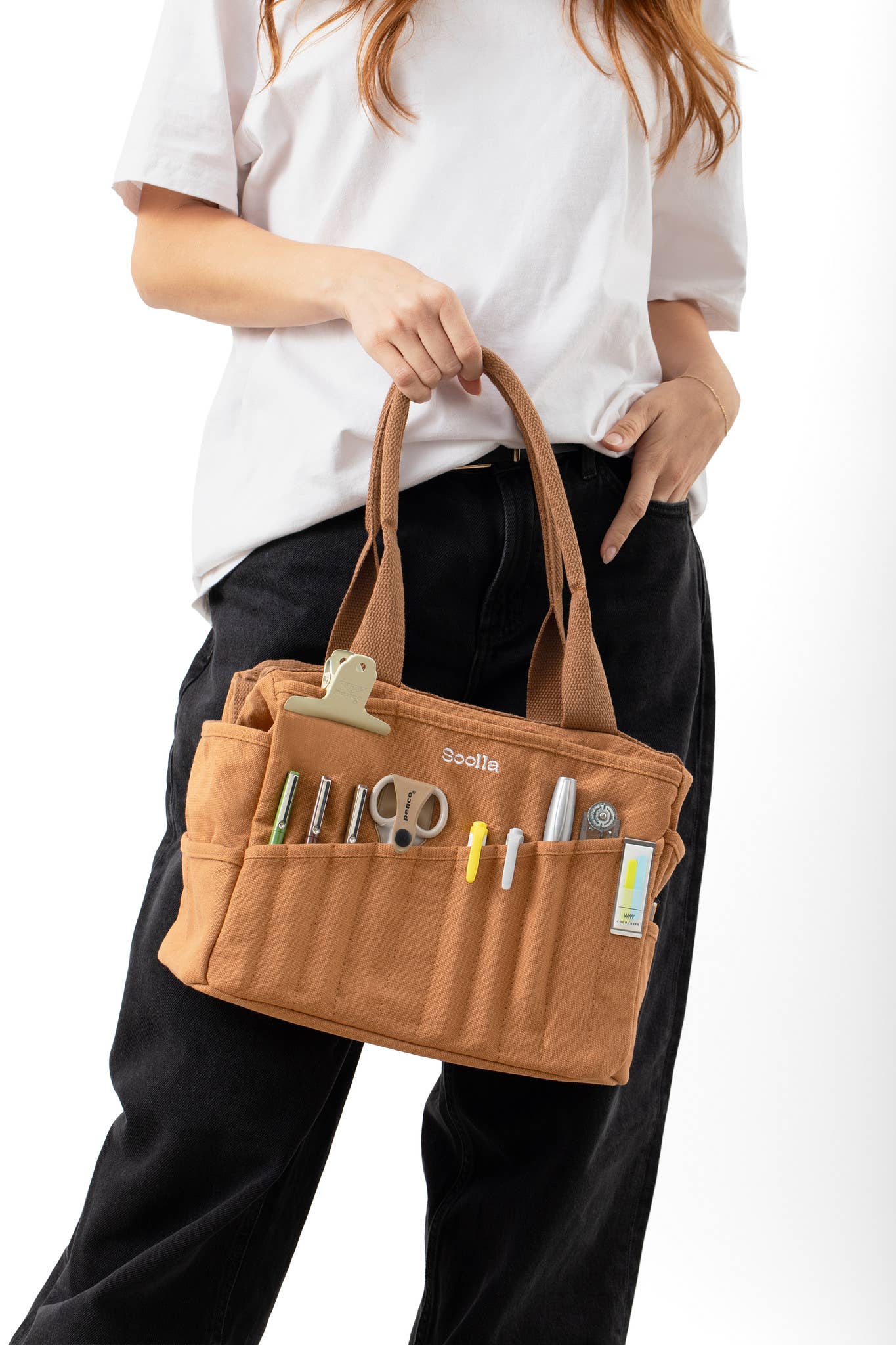 Soolla Studio Artist Bag, Coffee Bean, Craft Tote Bag