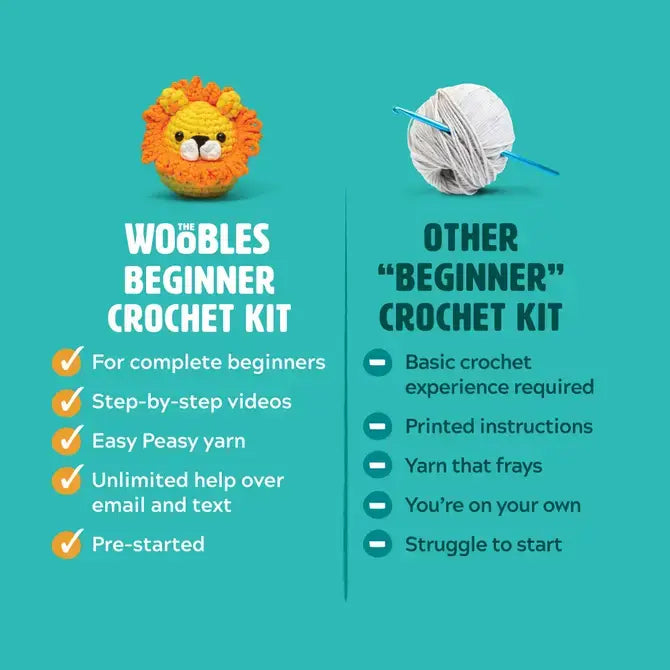 Woobles Jojo the Bunny Beginner Crochet Kit