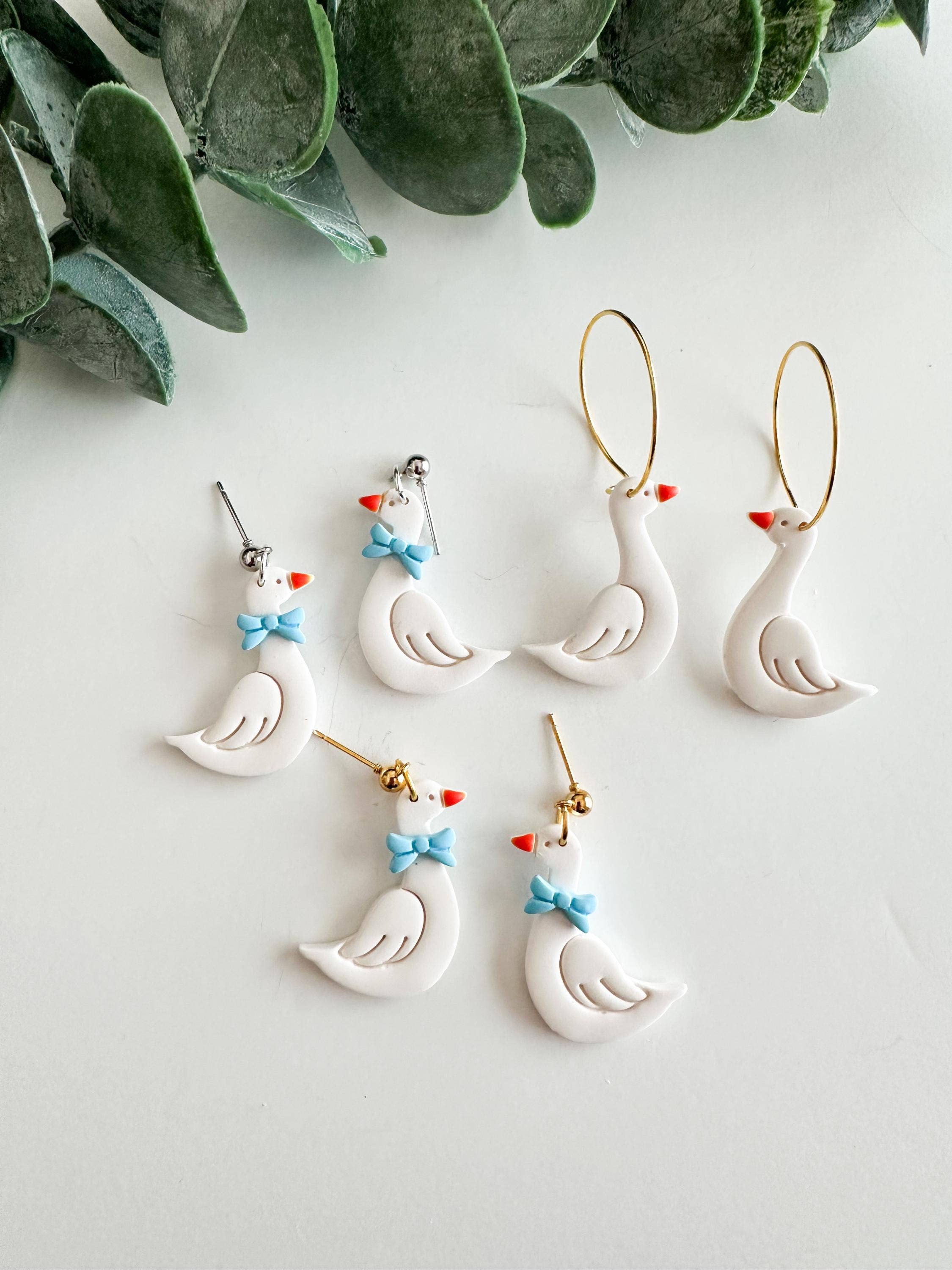 Goose Earrings