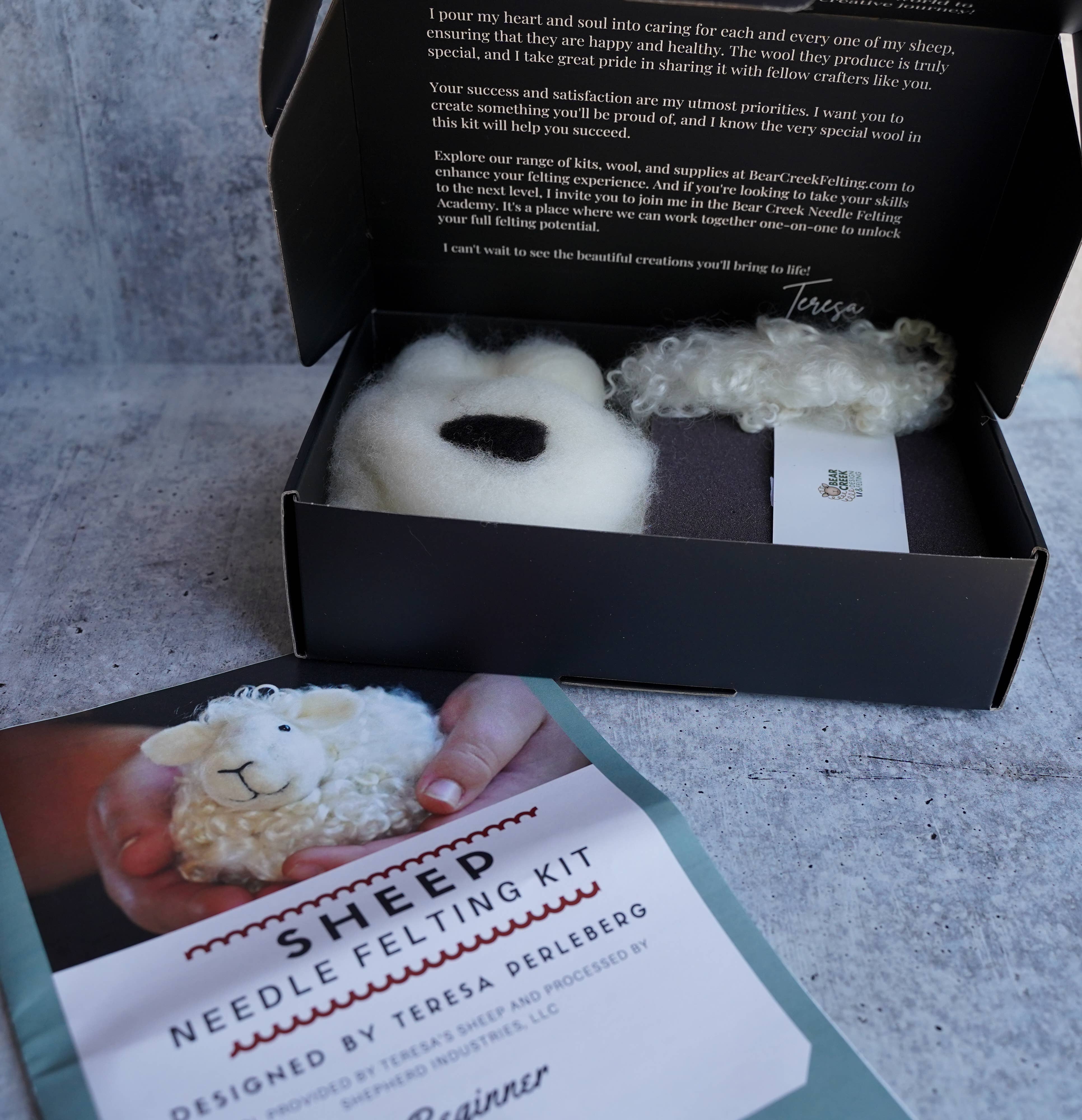 Sheep Needle Felting Kit