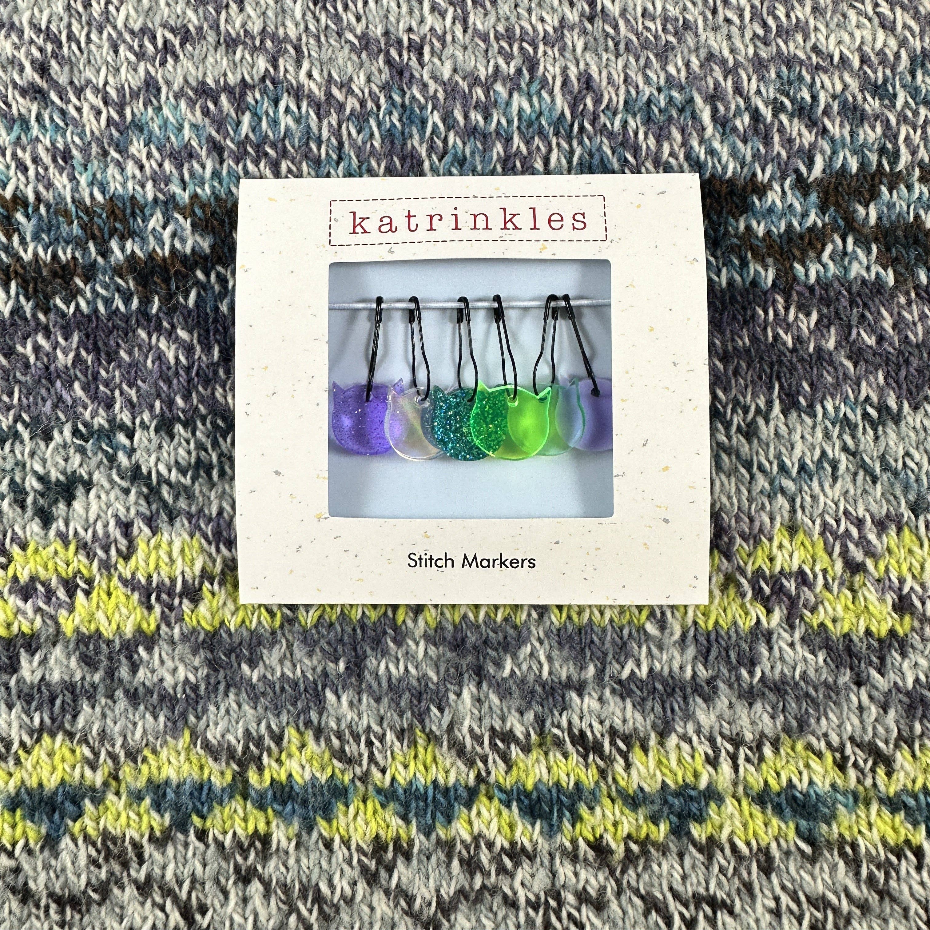 Cat Stitch Marker Set - Acrylic