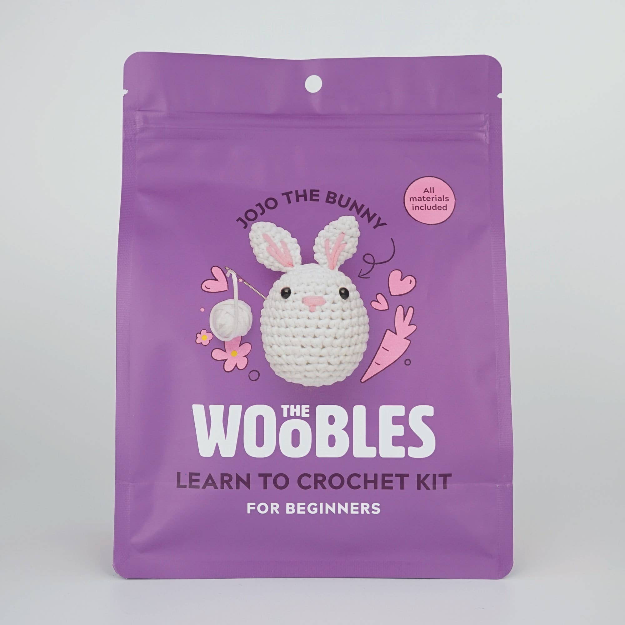 Woobles Jojo the Bunny Beginner Crochet Kit