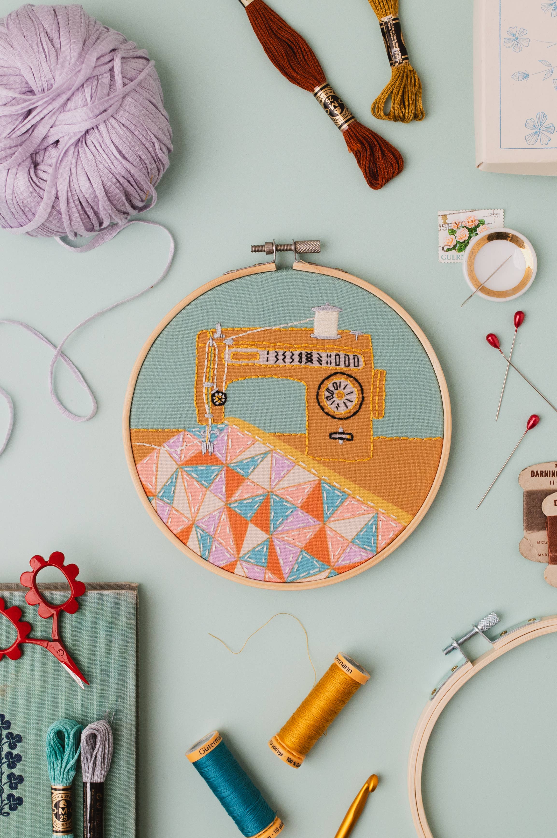 RikRack Quilt Embroidery Kit