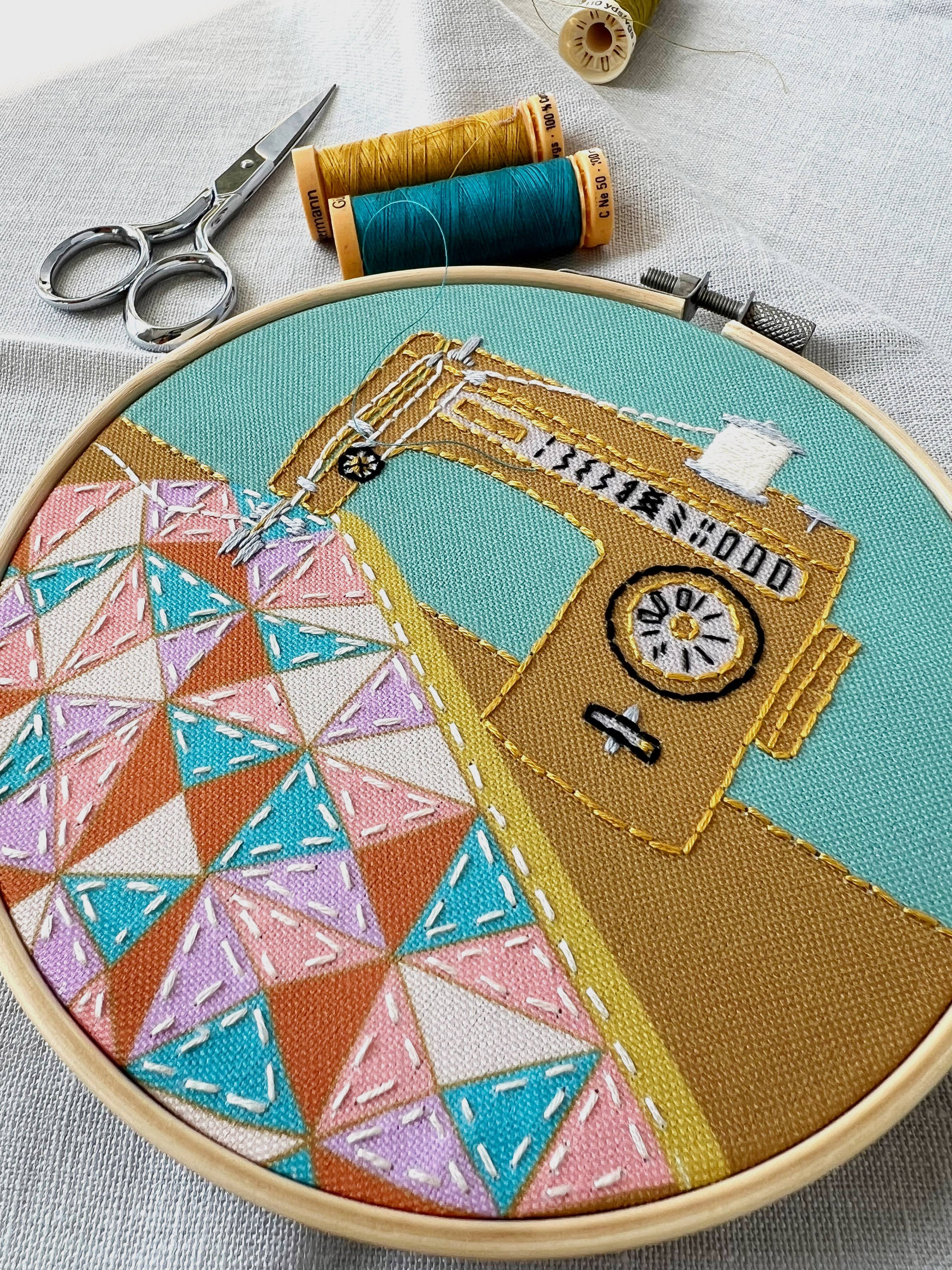 RikRack Quilt Embroidery Kit