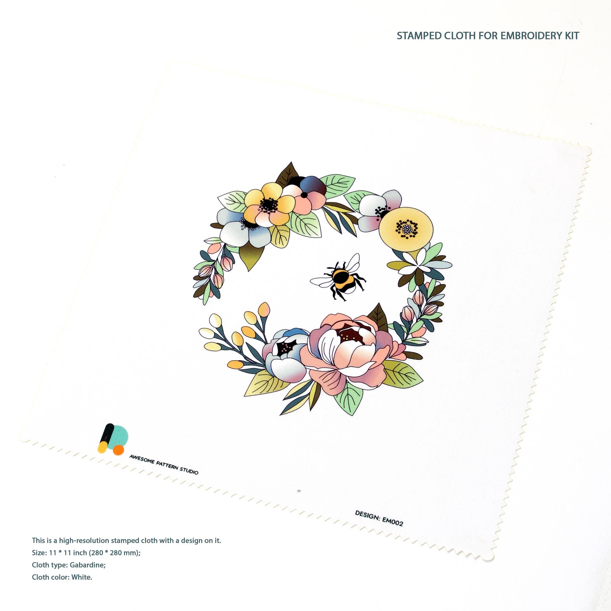 Field of Sheep Embroidery Kit
