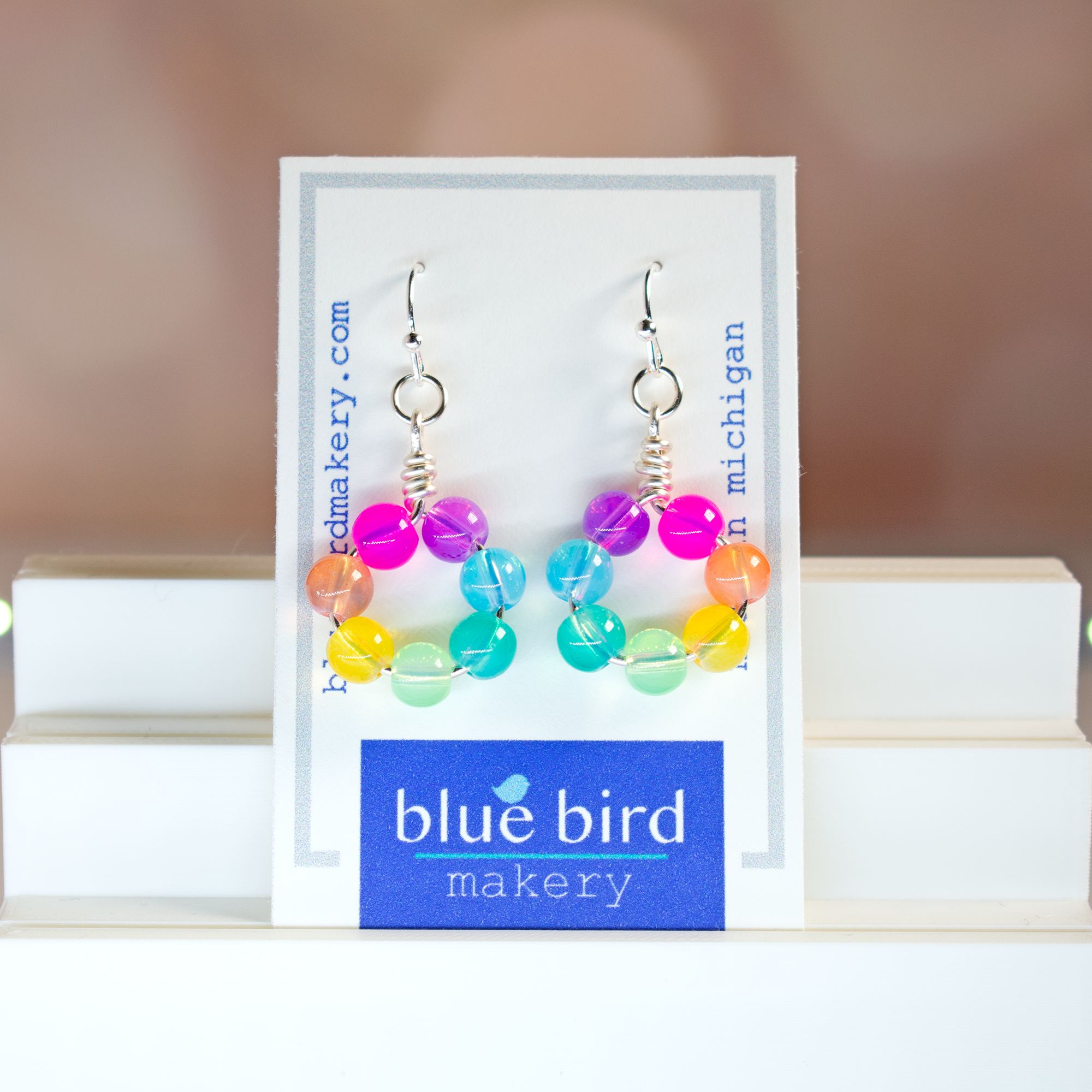 Gummy Rainbow Earrings