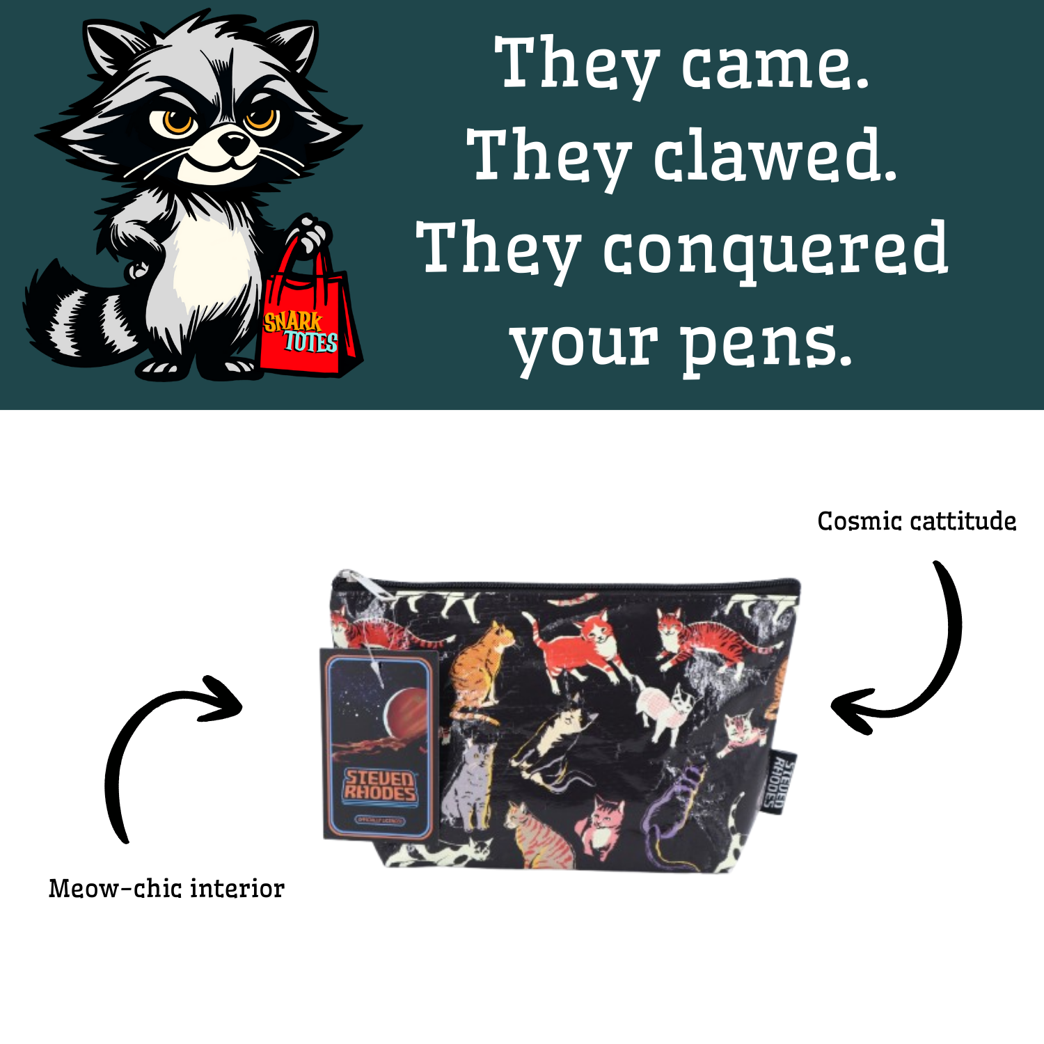 Purr-a-normal Zipper Pouch