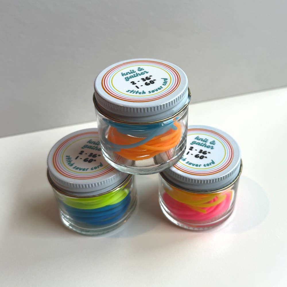 Knitting Stitch Saver Cords
