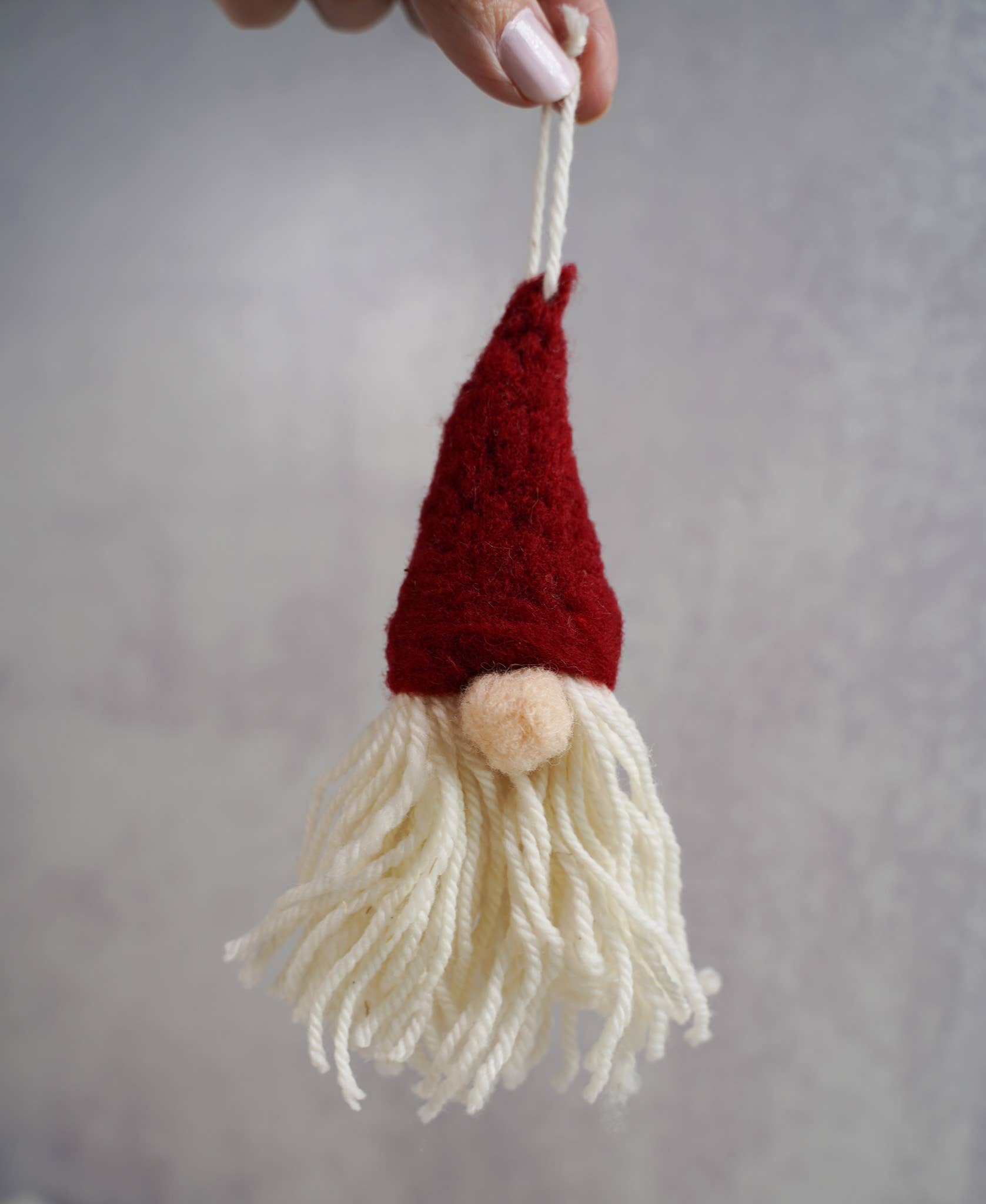 Gnome Ornaments Needle Felting Kit (makes 3 ornaments)