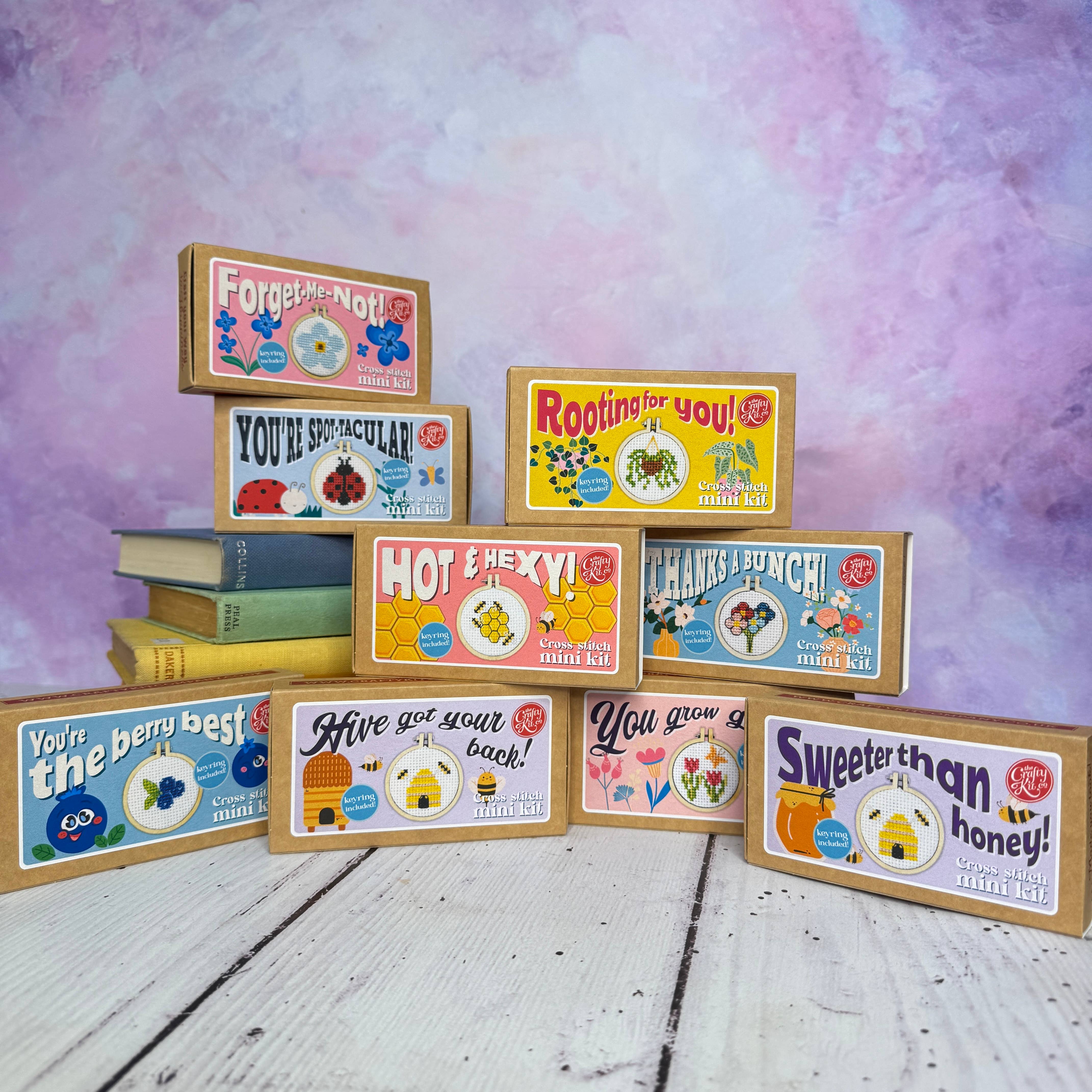 Hive Got Your Back! Mini Matchbox Cross Stitch Kit