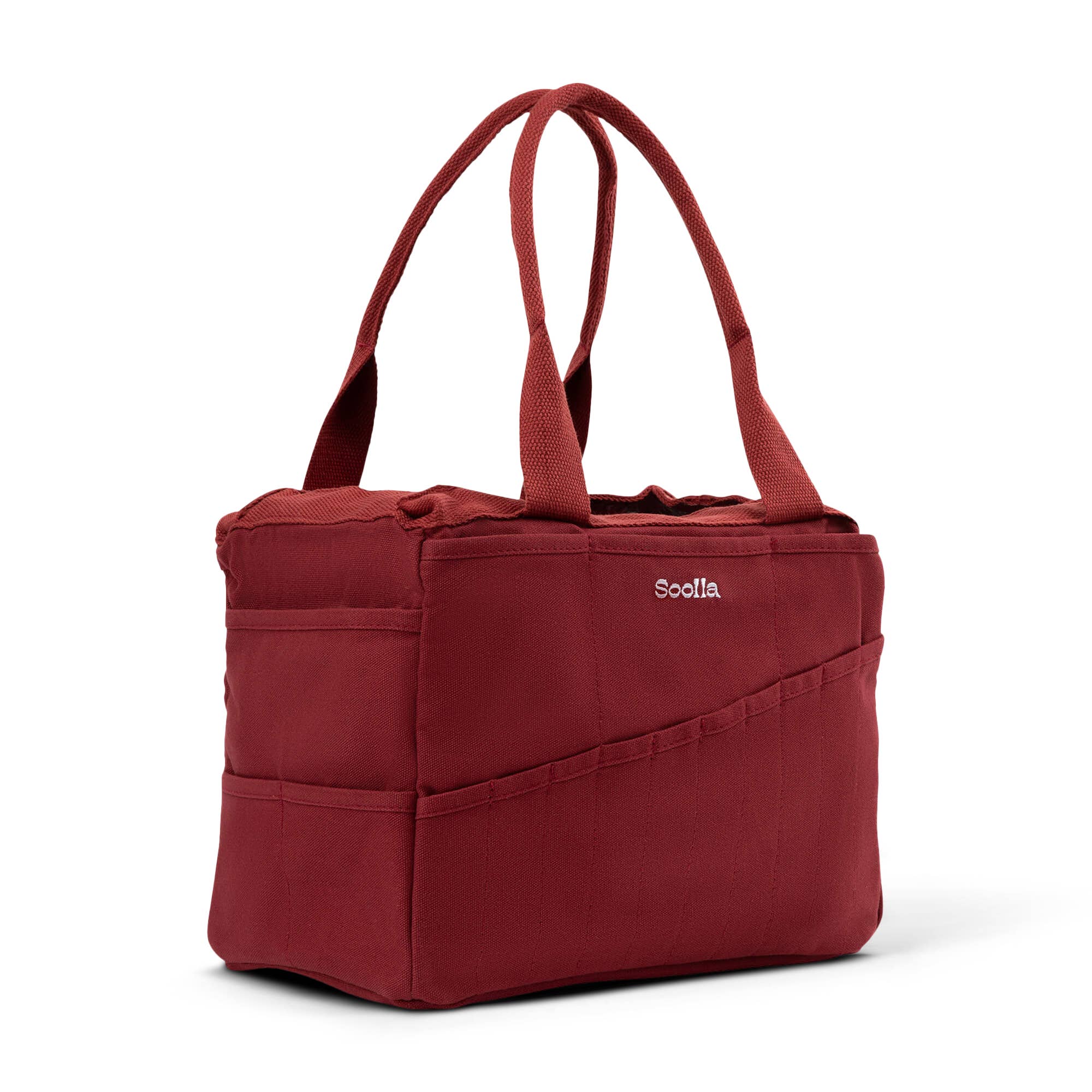 Soolla Studio Artist Bag, Sangria, Knitting Crochet Yarn Bag