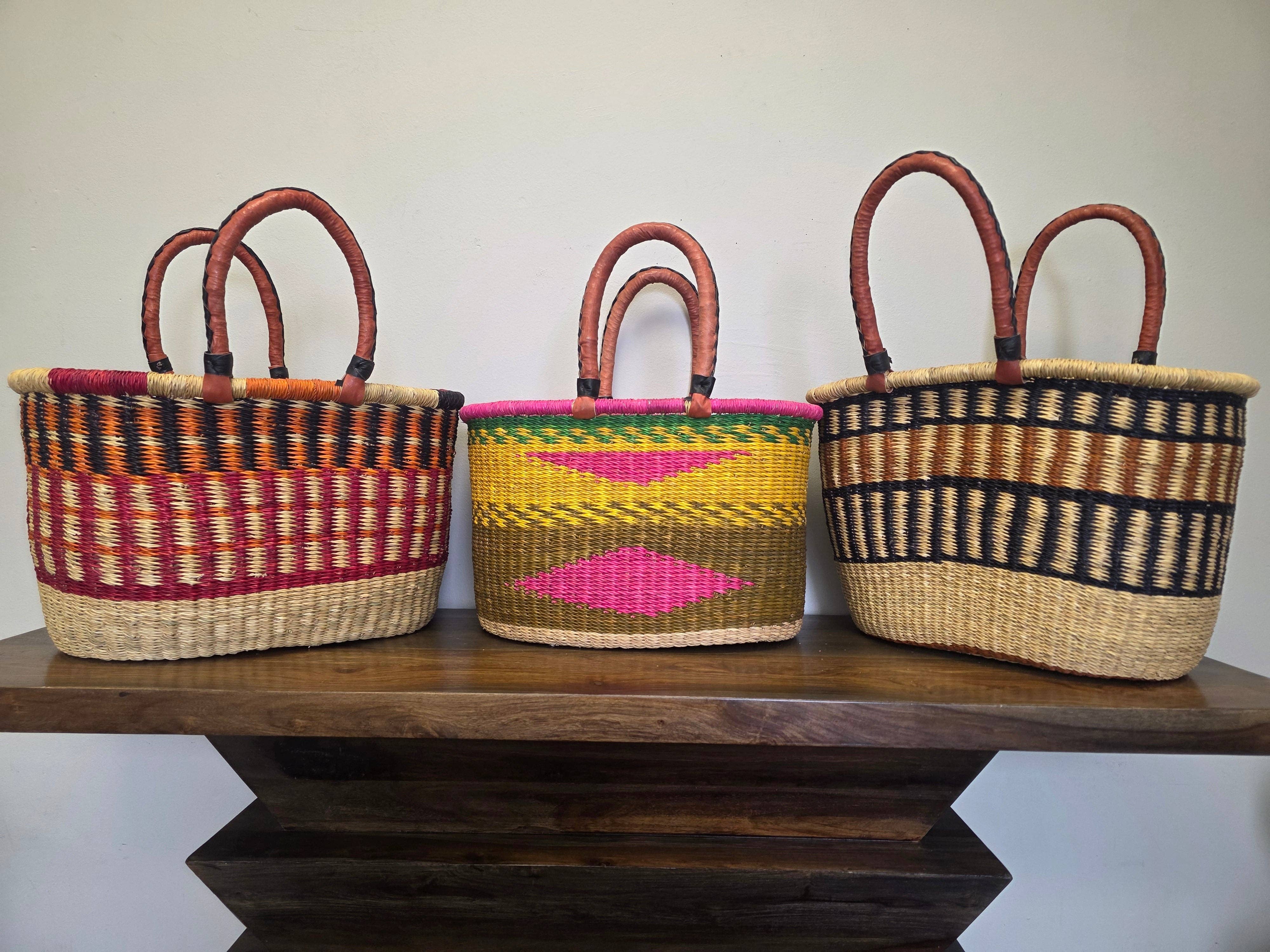 Fair Trade Oval Market Basket