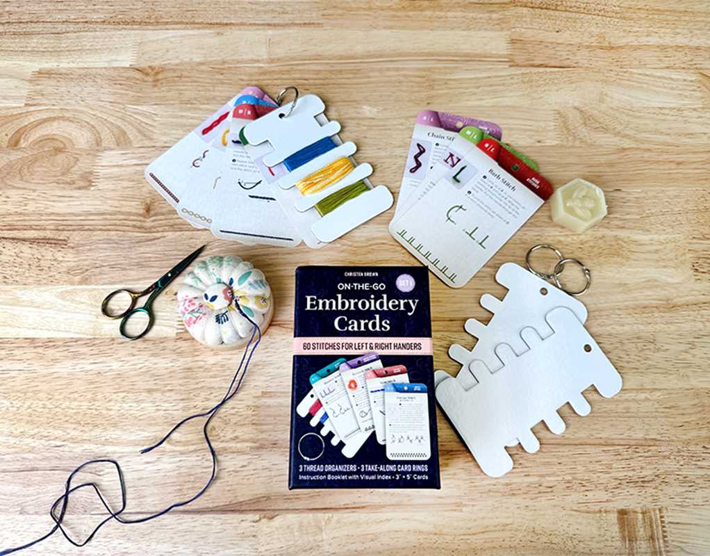 On-the-Go Embroidery Cards Set 1 by Christen Brown