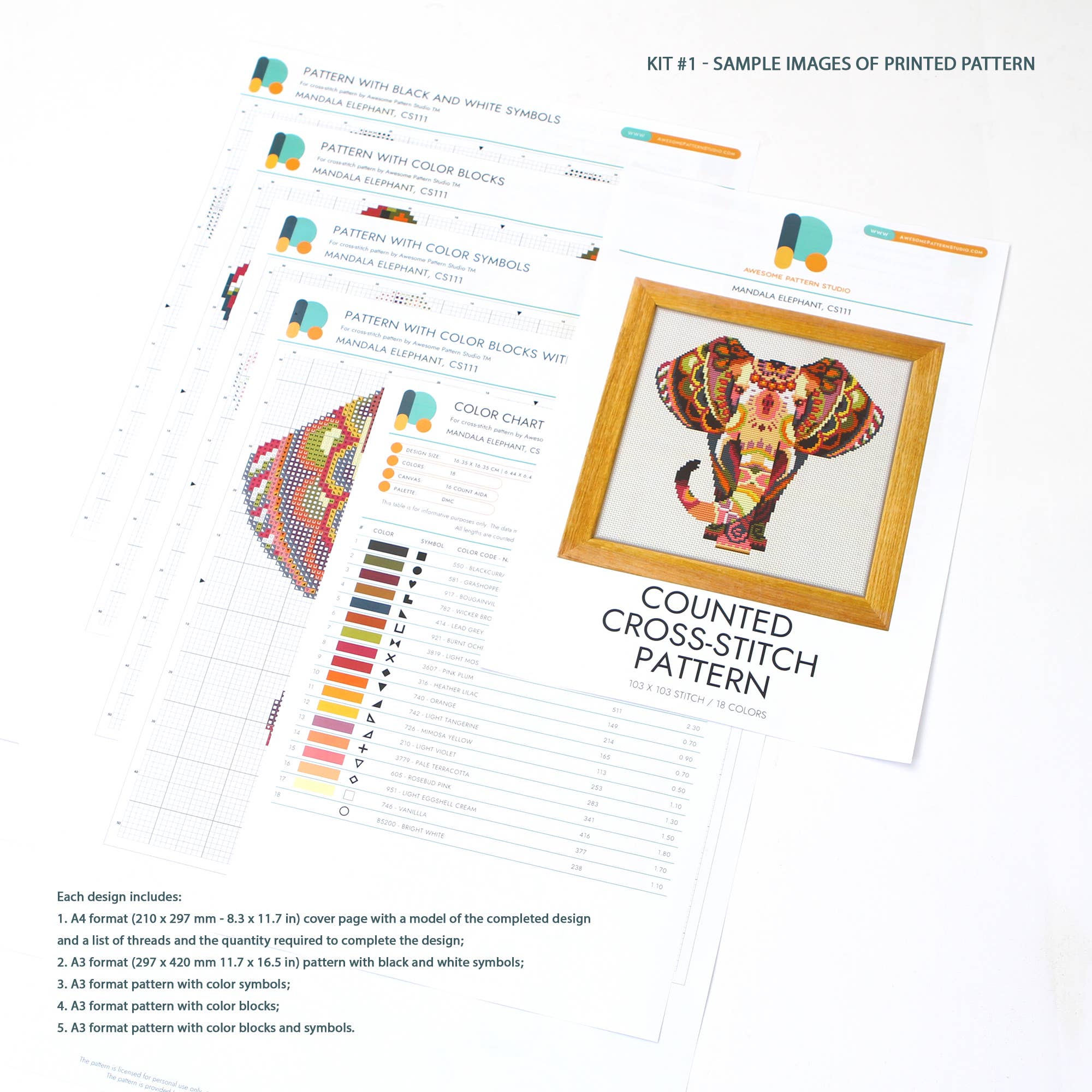 CS1928 Wisconsin Collection, Counted Cross Stitch Kit