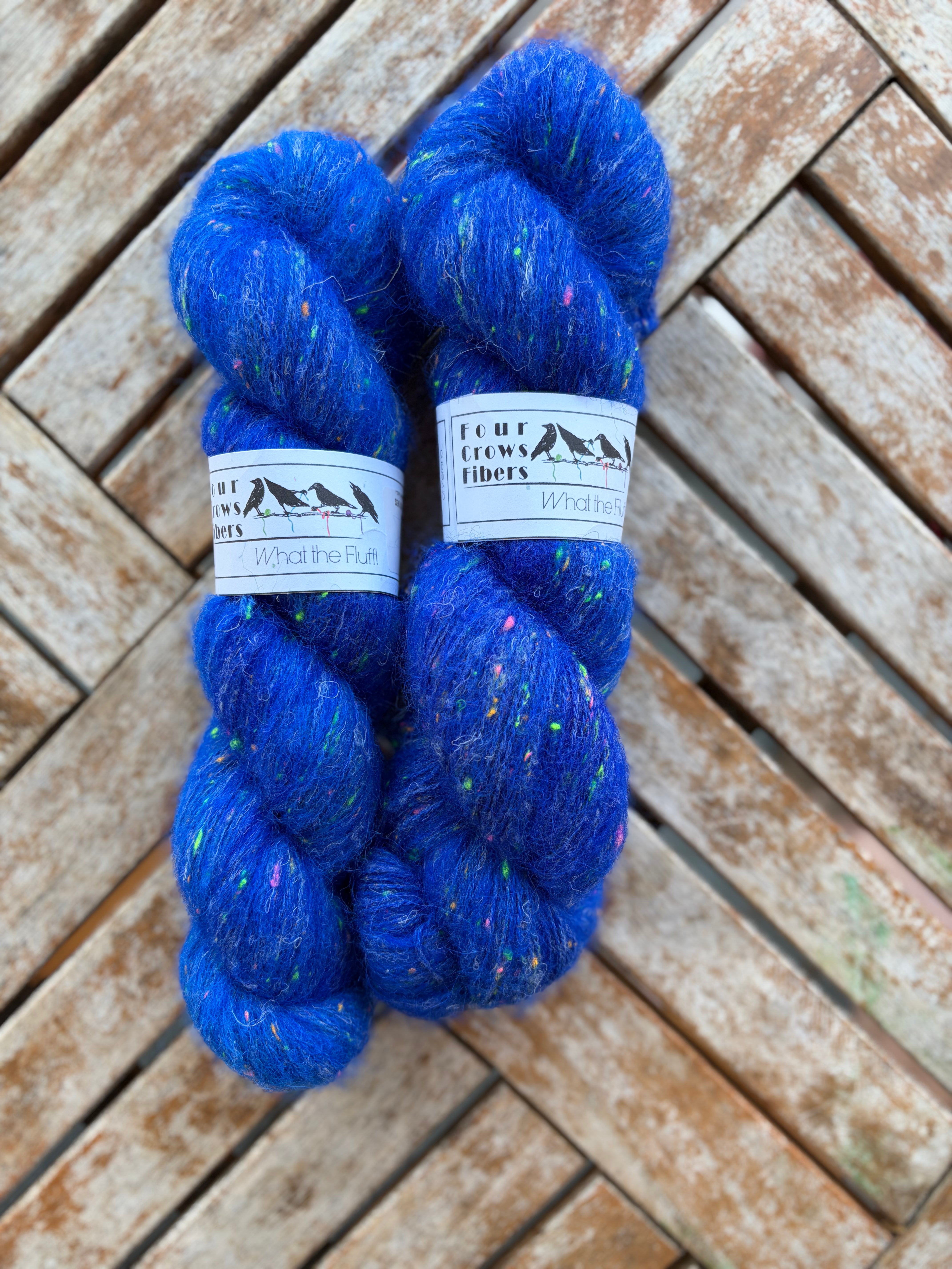 Four Crows Fibers "What the Fluff?!" Neons