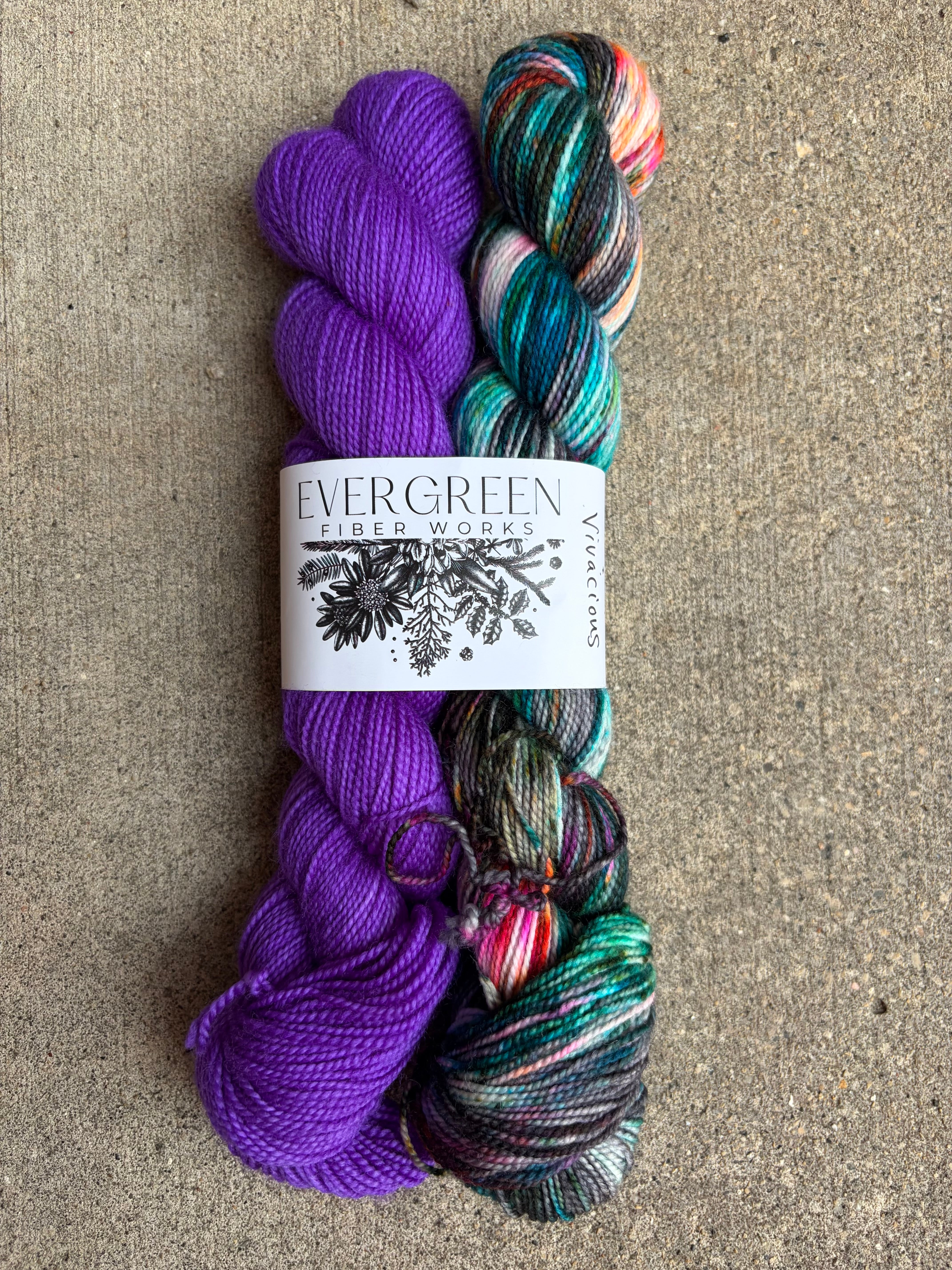 Evergreen Fiberworks Mini Skein sets