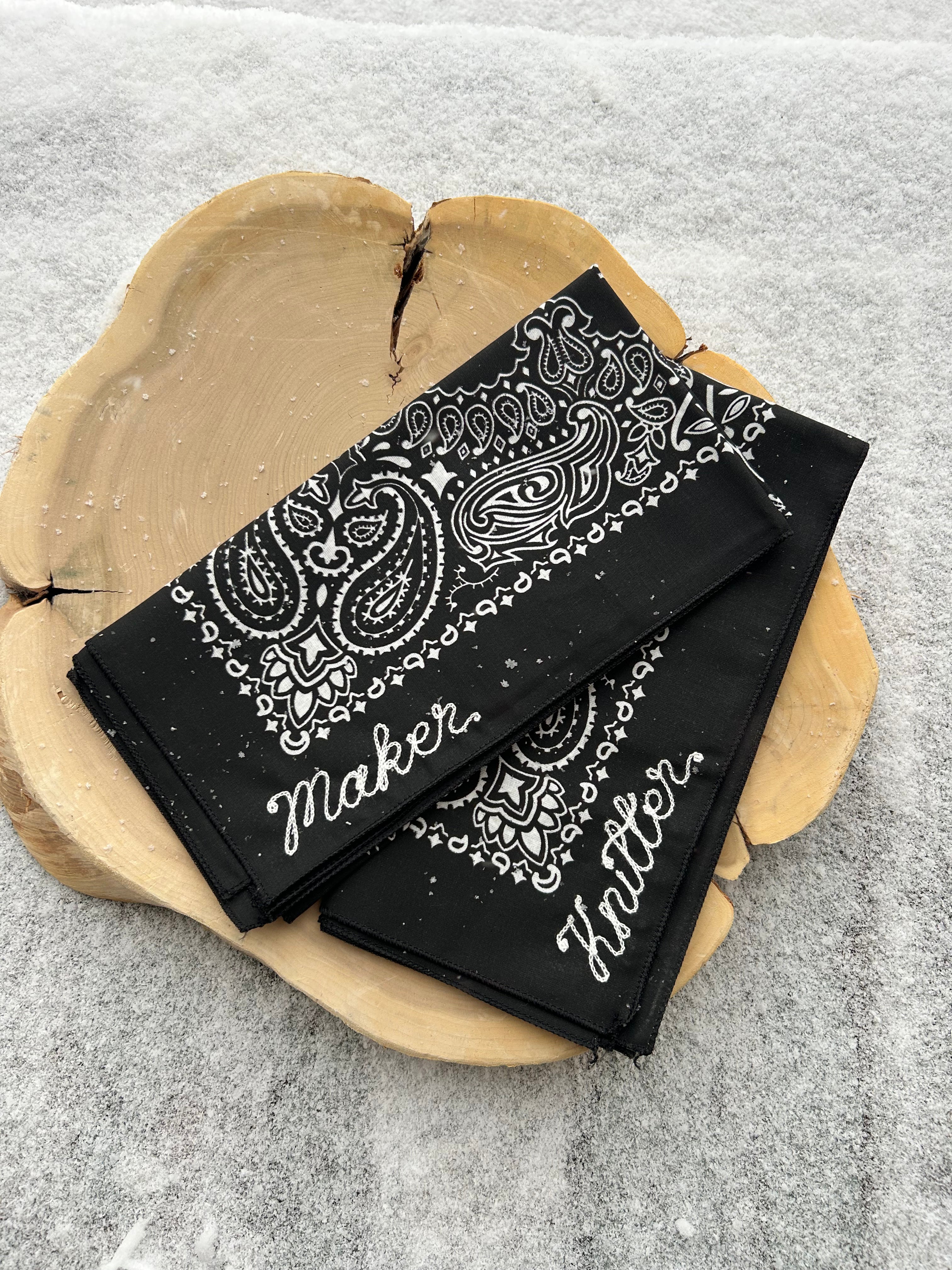 The Craft Chainstitch Bandanas
