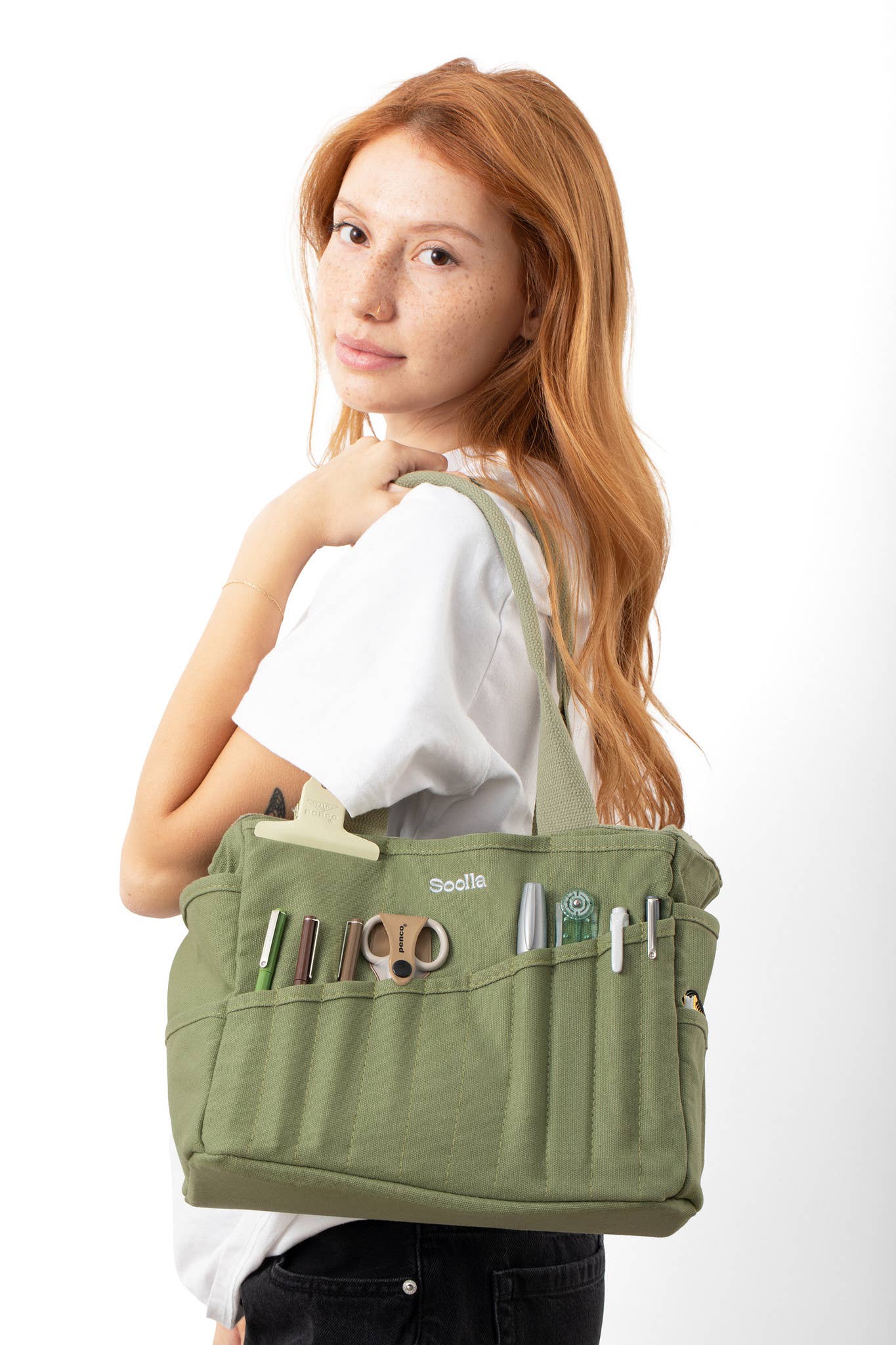 Soolla Studio Artist Bag, Coffee Bean, Craft Tote Bag
