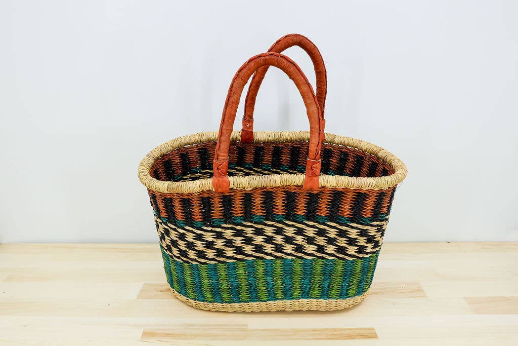 Fair Trade Oval Market Basket