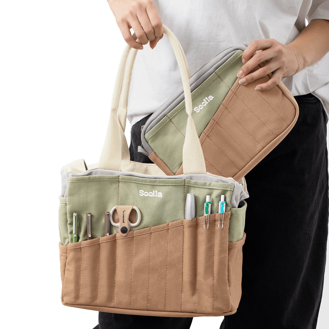 Soolla® Studio Pouch, Cinnamon (Stationery Pouch)