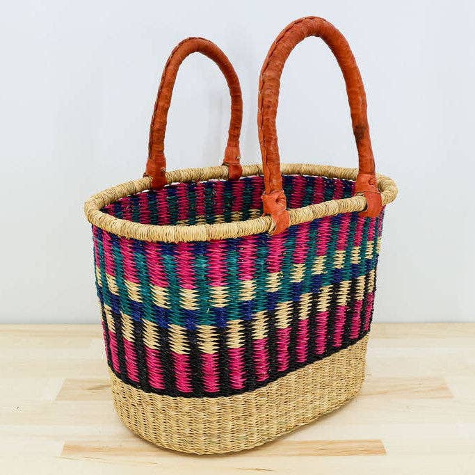 Fair Trade Oval Market Basket