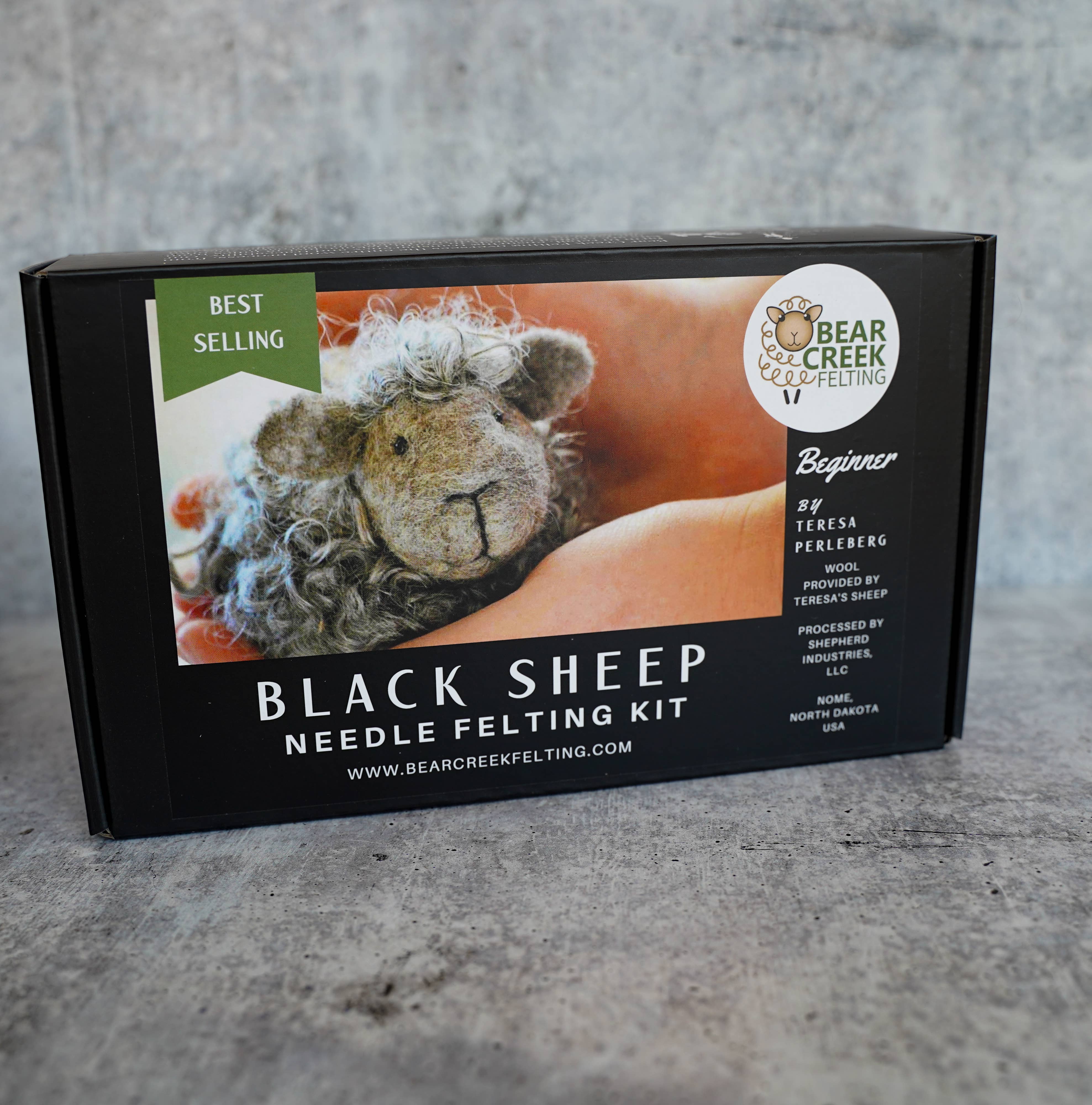 Black Sheep Needle Felting Kit