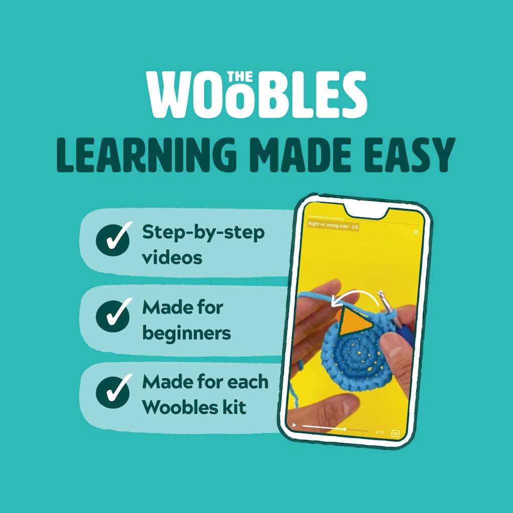 Woobles Cupid the Lovebird Crochet Kit