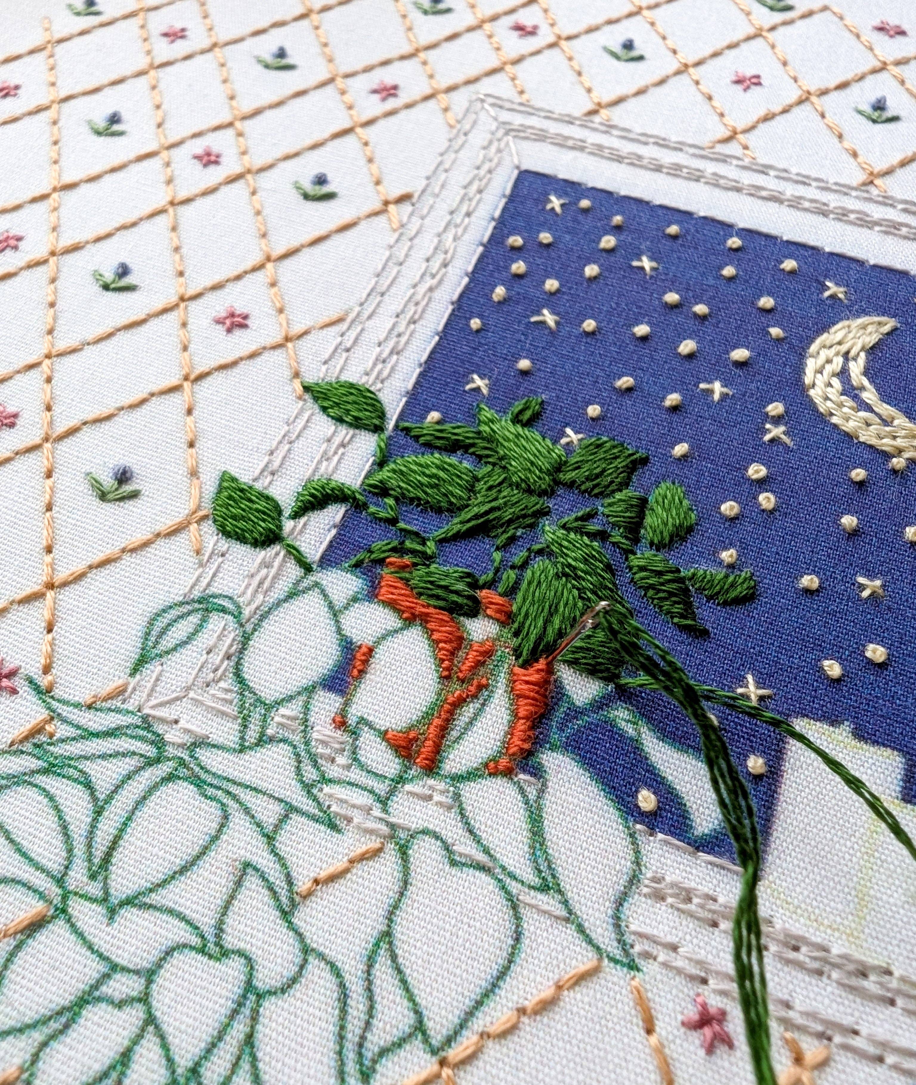 Sweet dreams embroidery kit