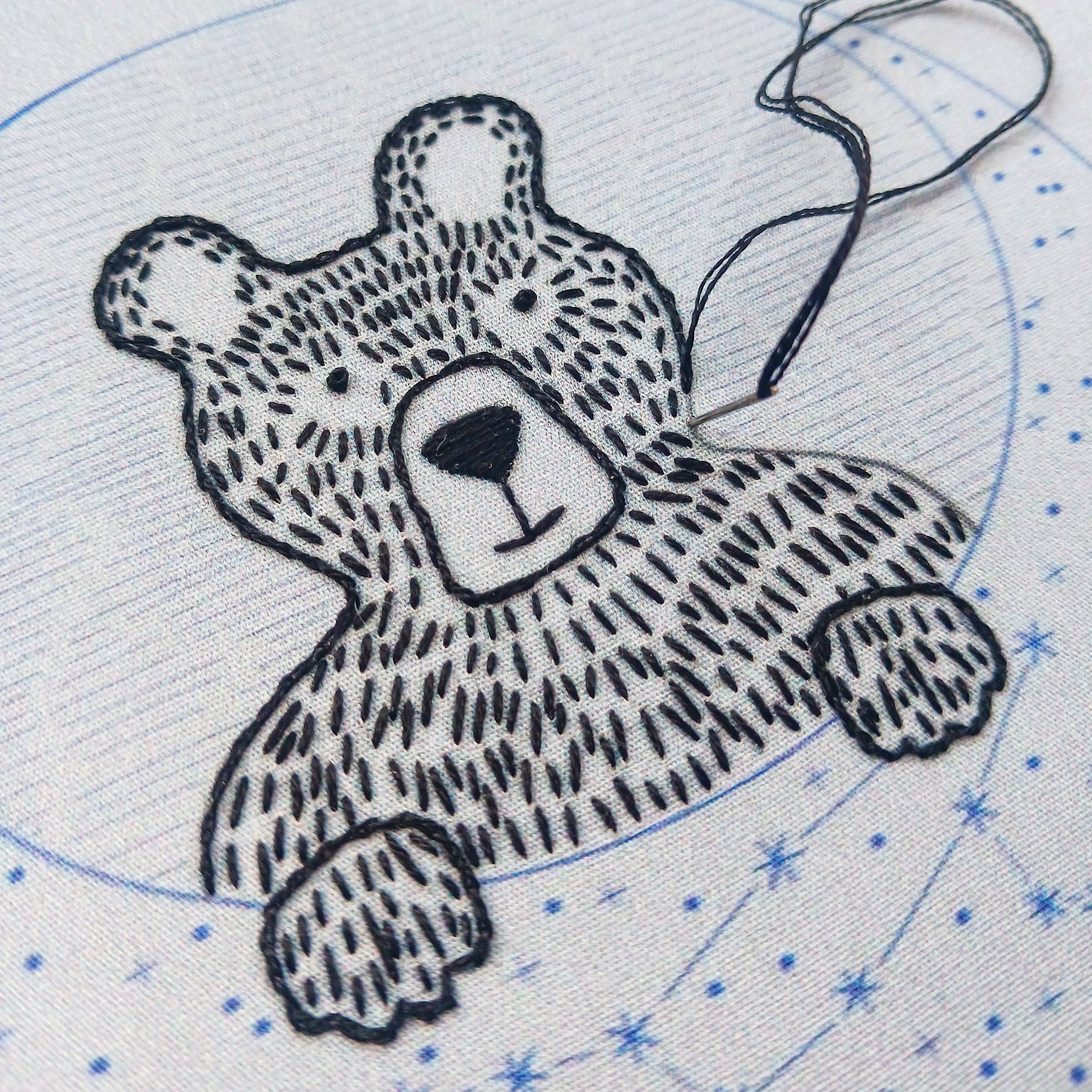 Ursa major embroidery kit
