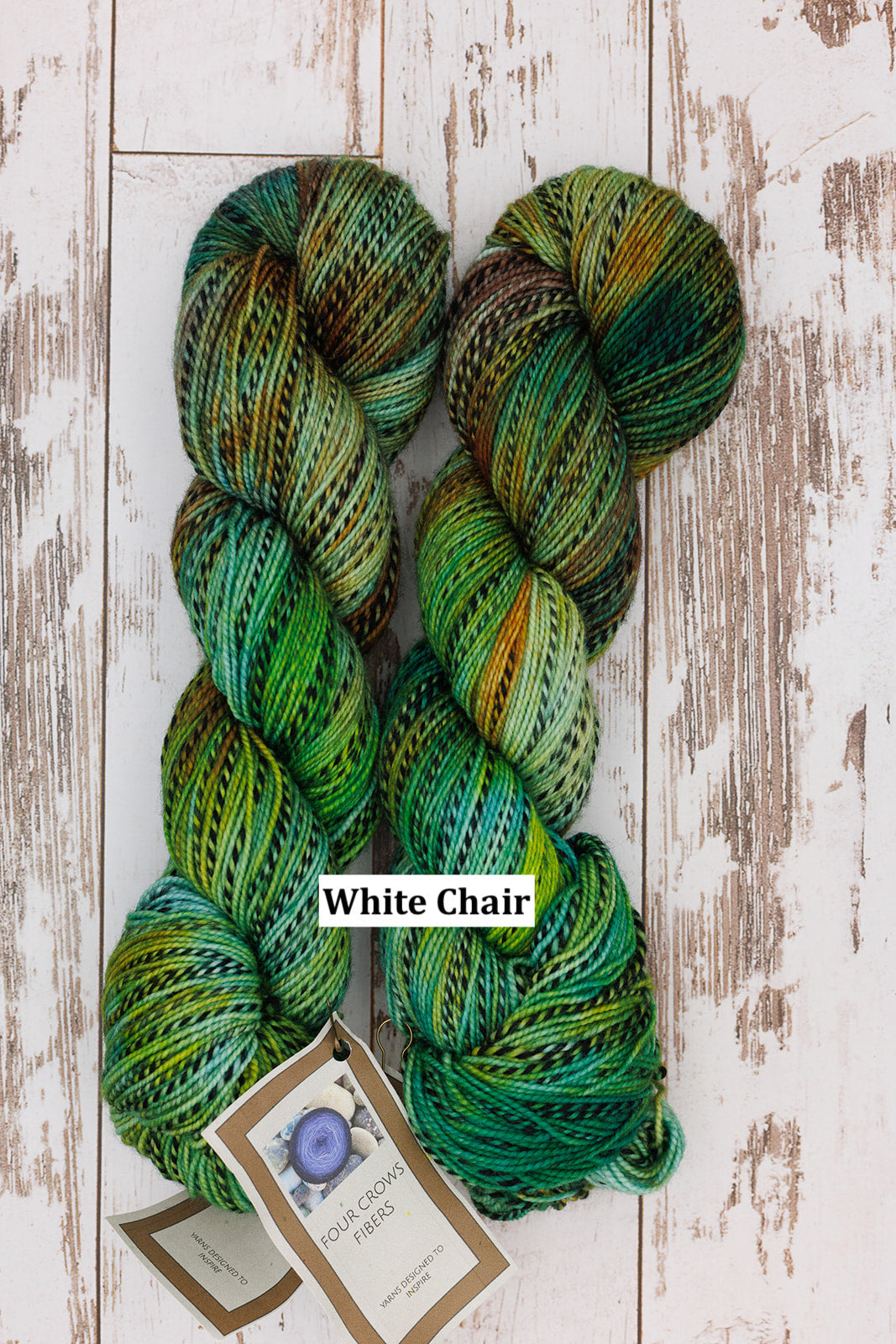 Four Crows Fibers Black & White and Dyed All Over