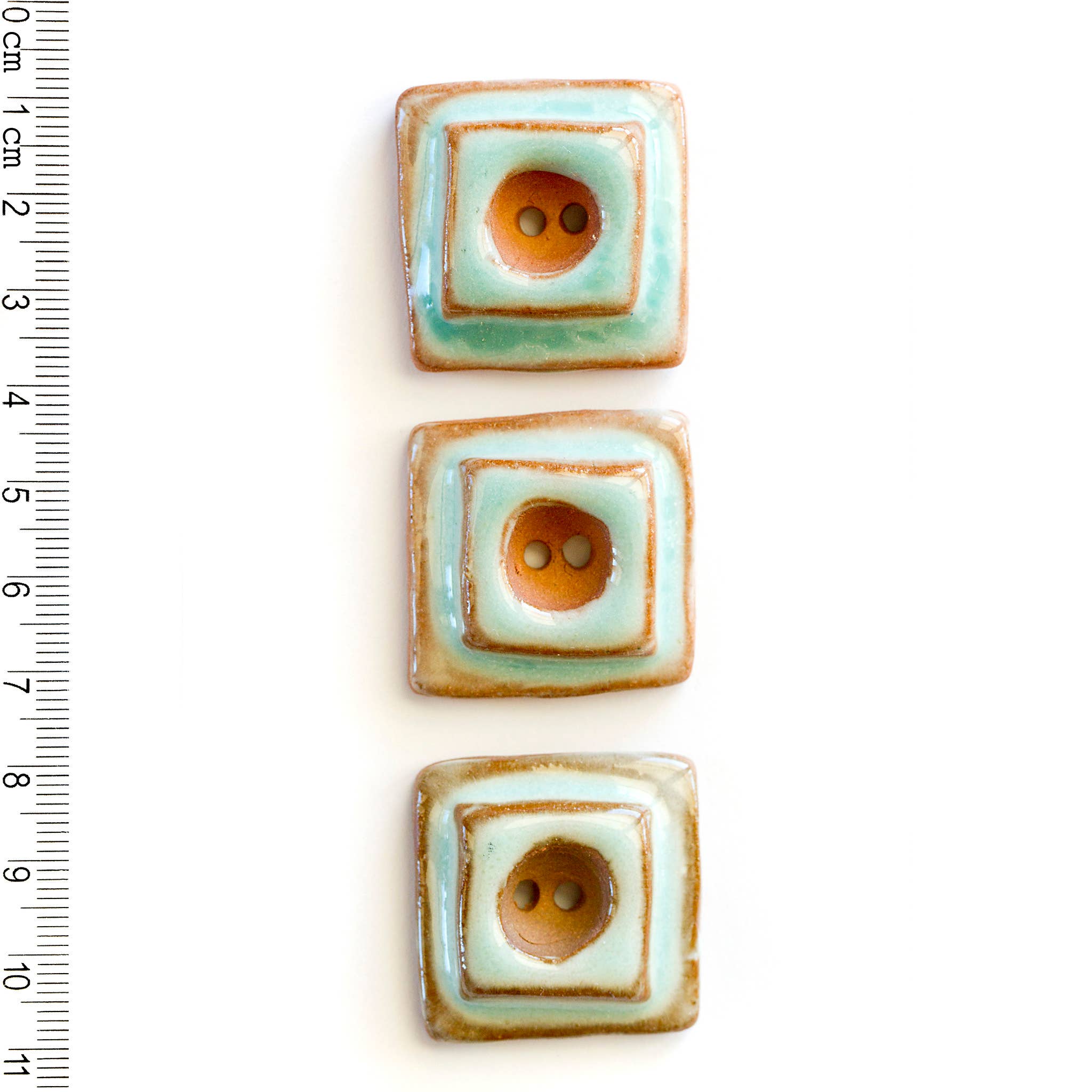 Ceramic Chunky Square Buttons