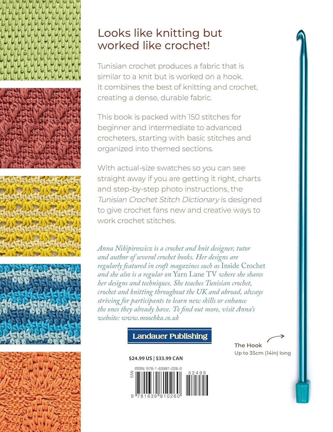 Tunisian Crochet Stitch Dictionary - Step-by-Step Guide