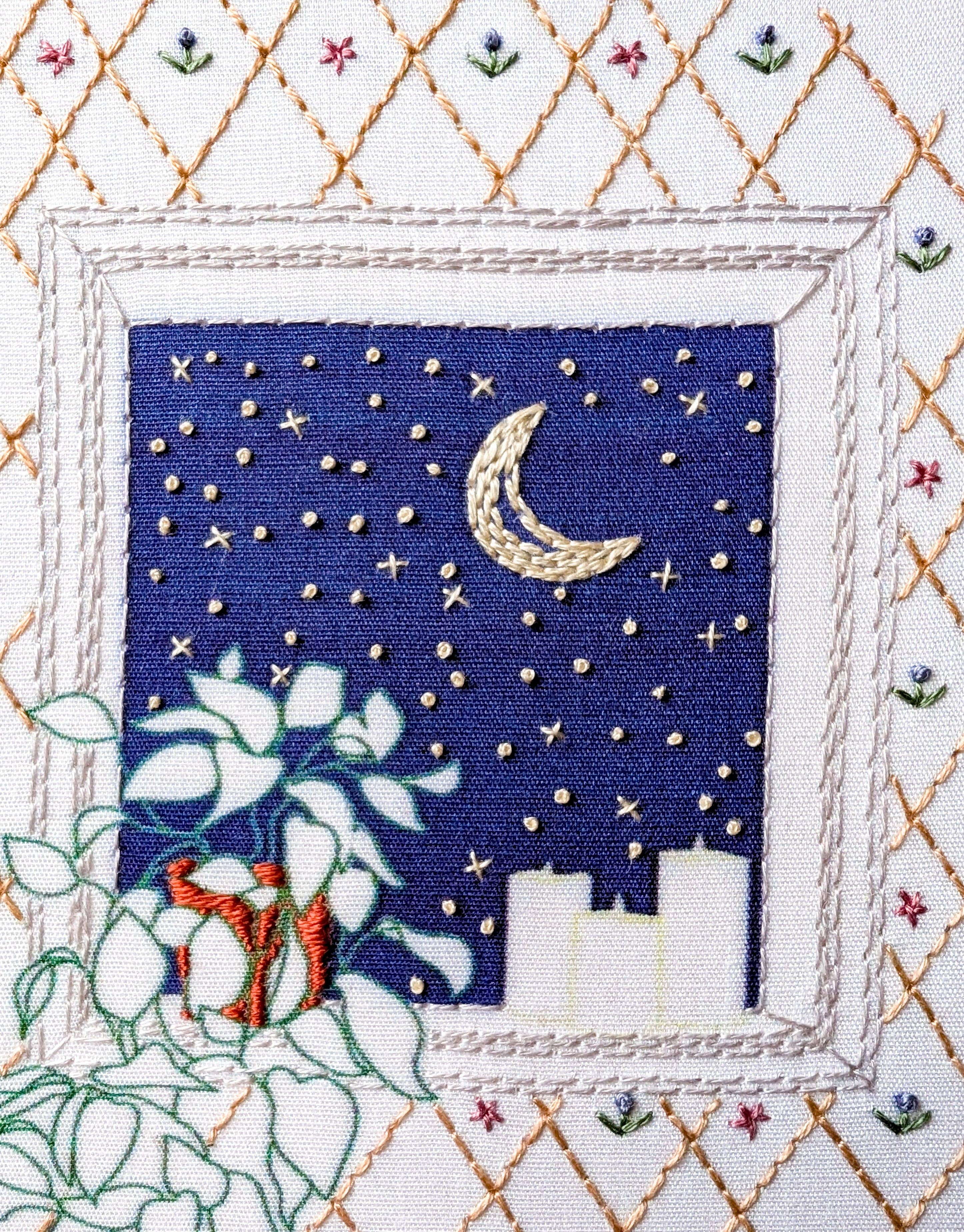 Sweet dreams embroidery kit