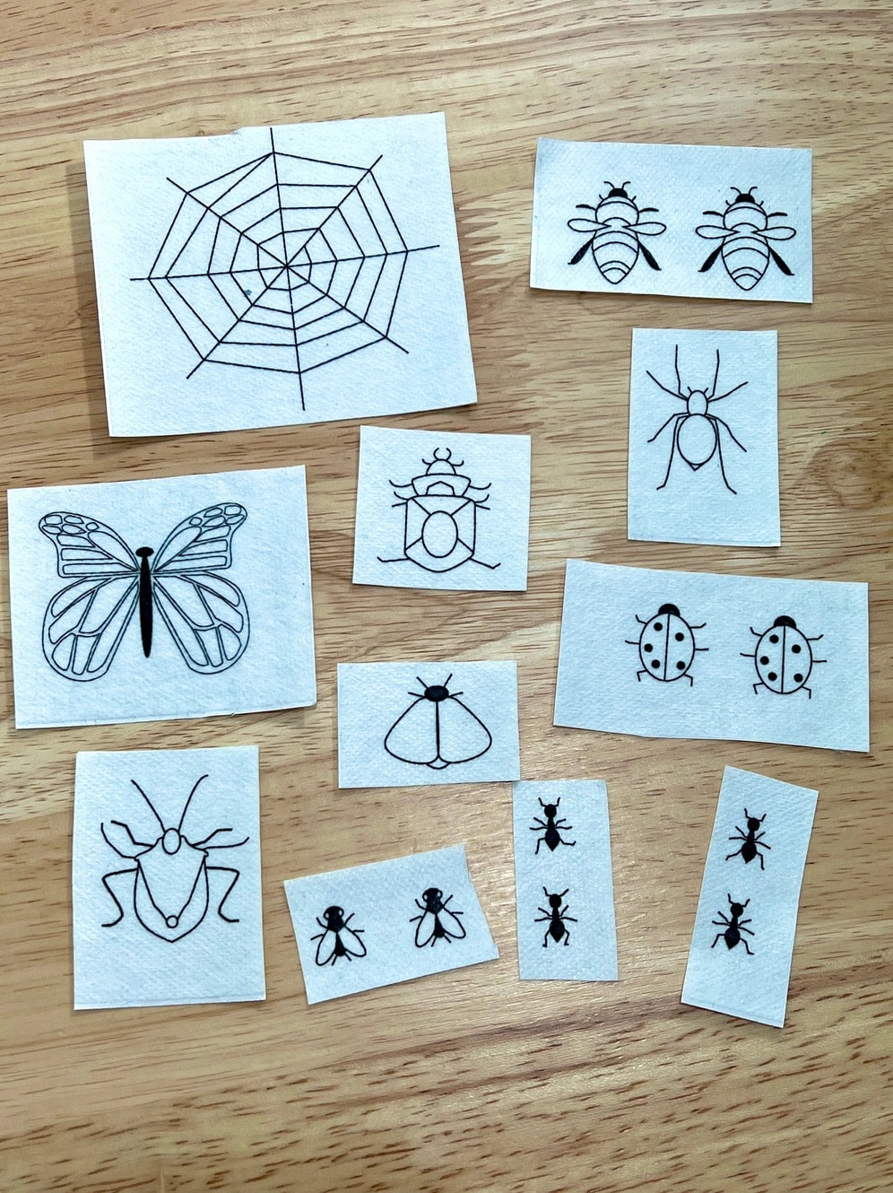 Wren Bird Arts Stick & Stitch Embroidery Patterns