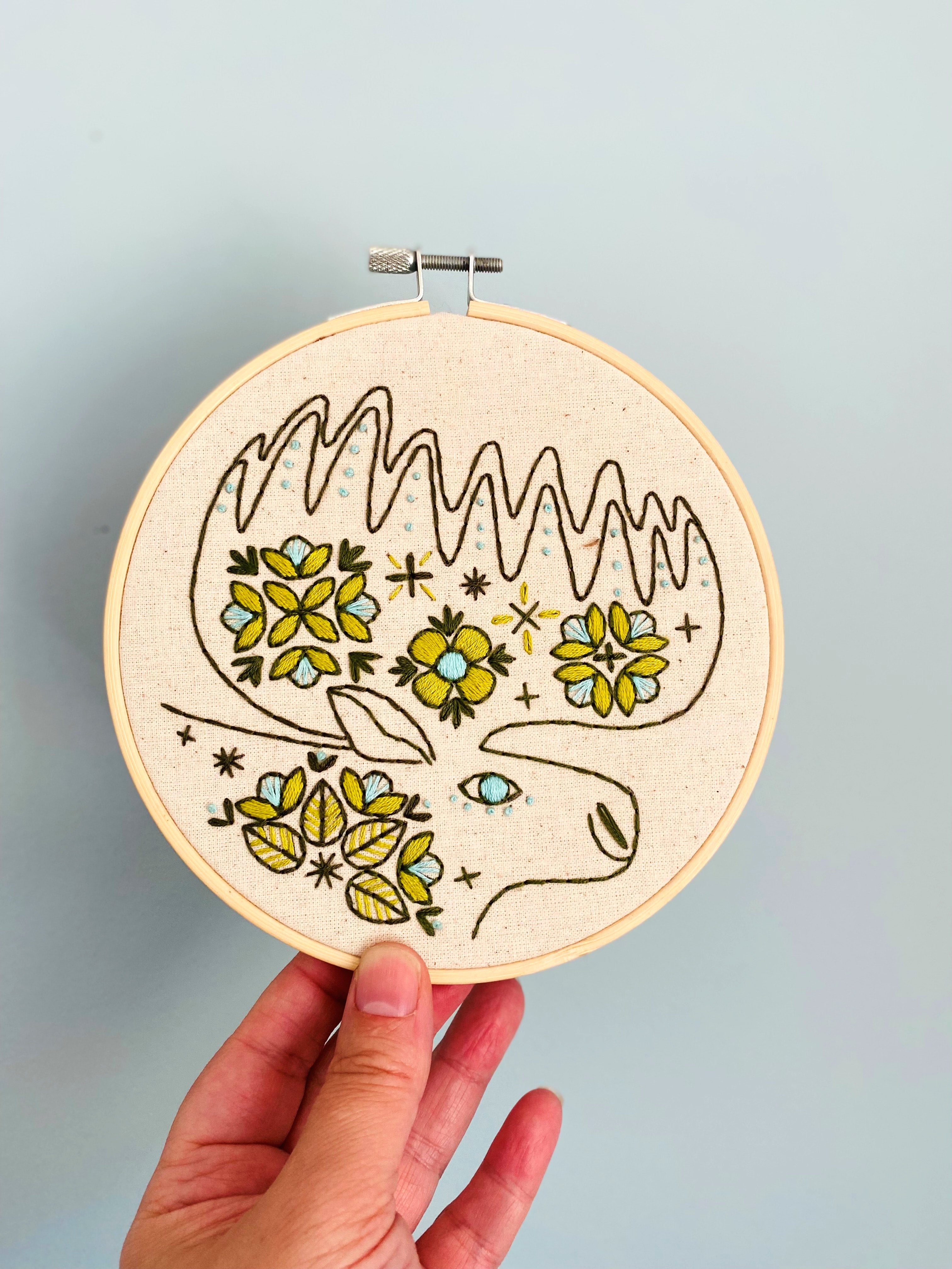 Hook, Line & Tinker Embroidery Kit