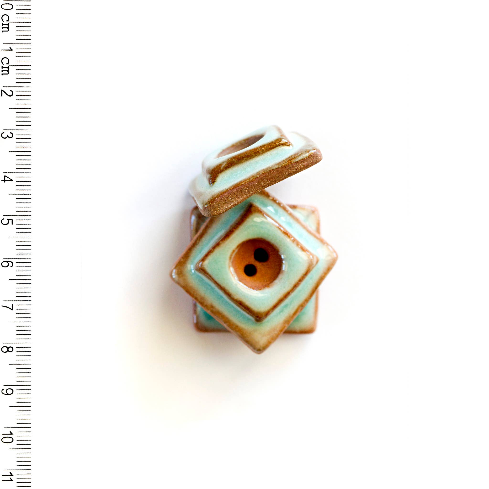 Ceramic Chunky Square Buttons