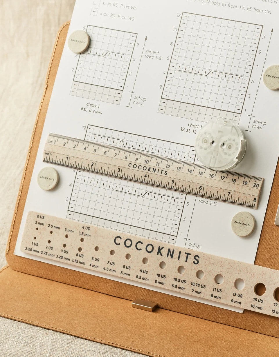 CocoKnits Magnetic Ruler & Gauge Set