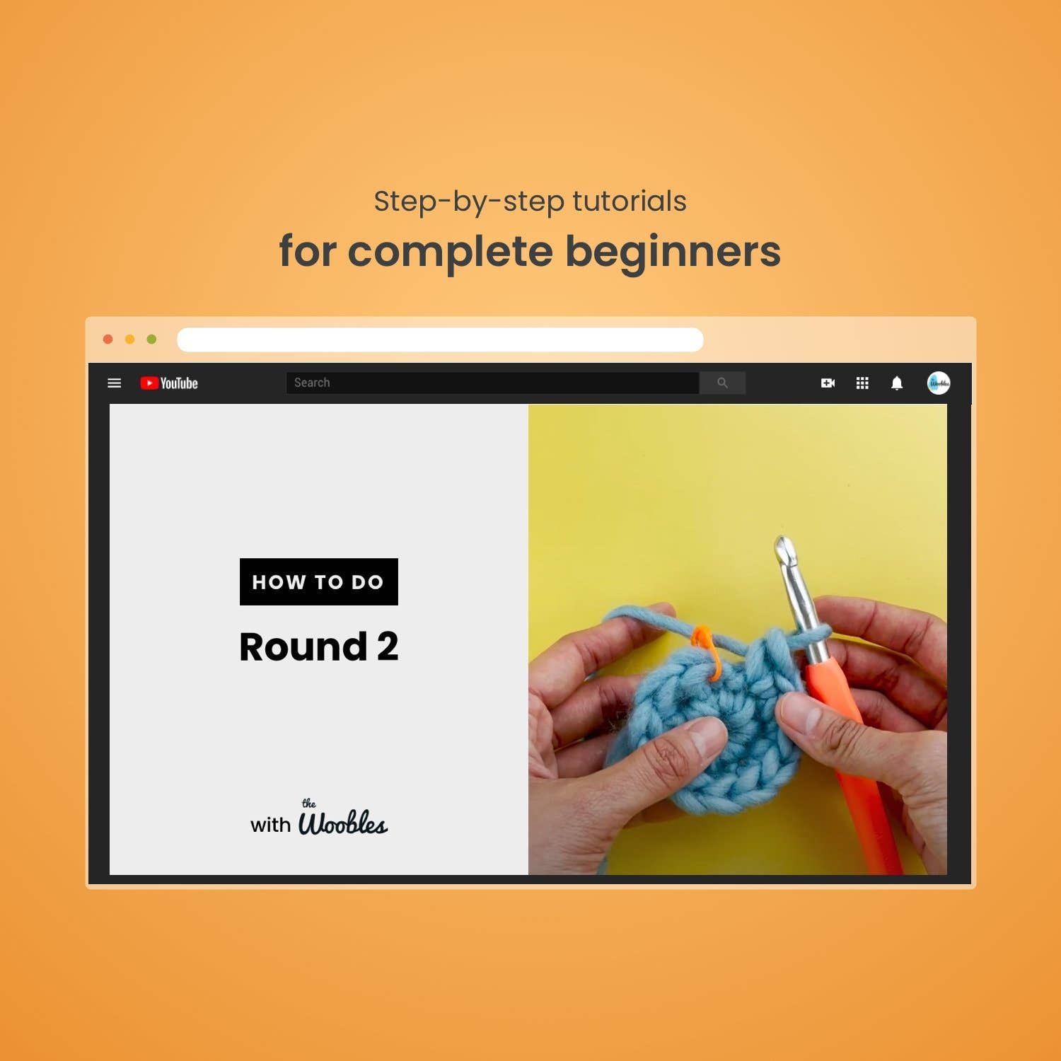 Woobles Jojo the Bunny Beginner Crochet Kit