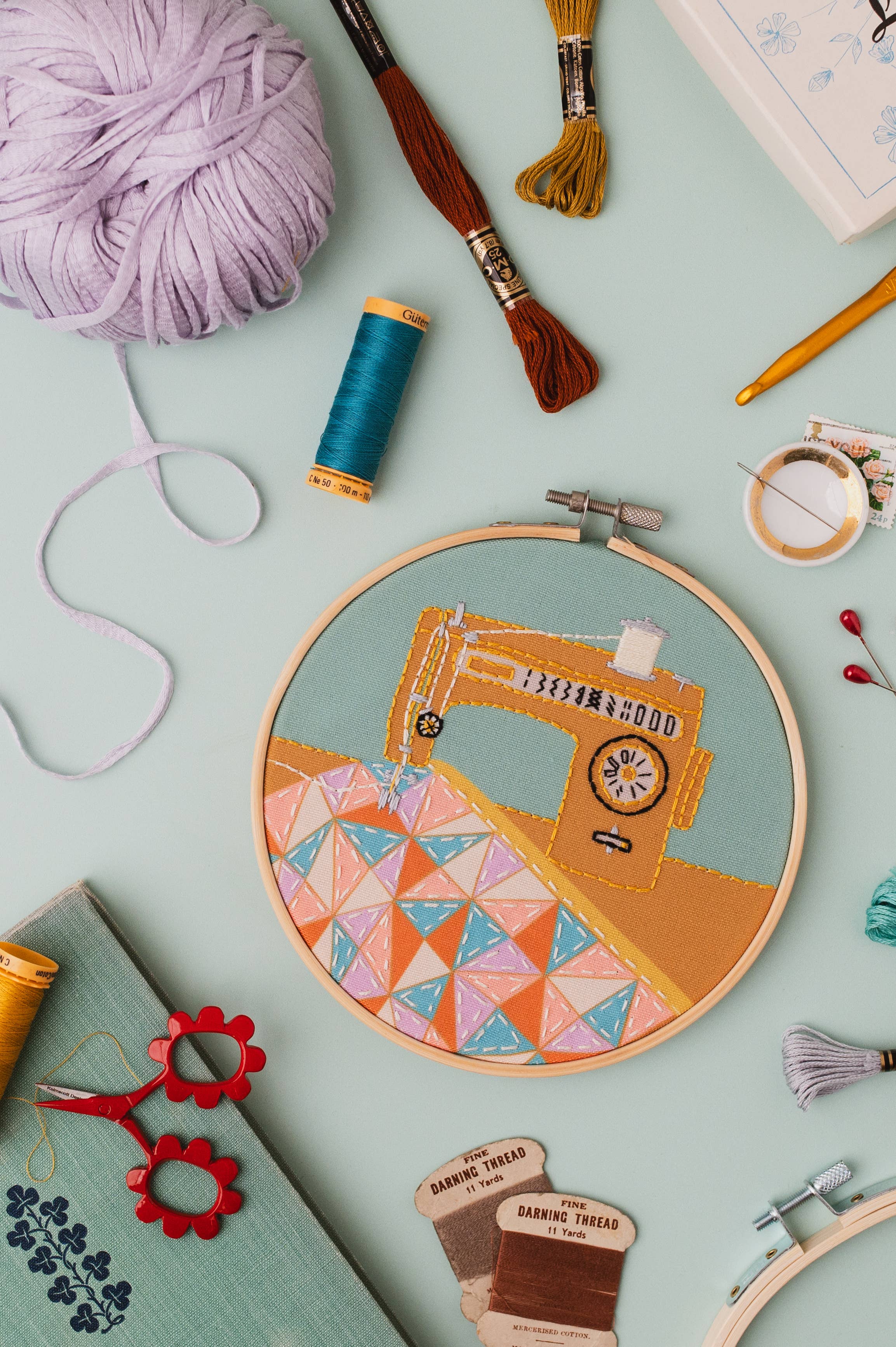 RikRack Quilt Embroidery Kit