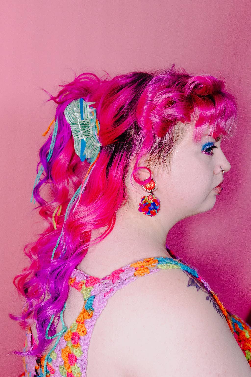 Crochet Needle Hair Claw
