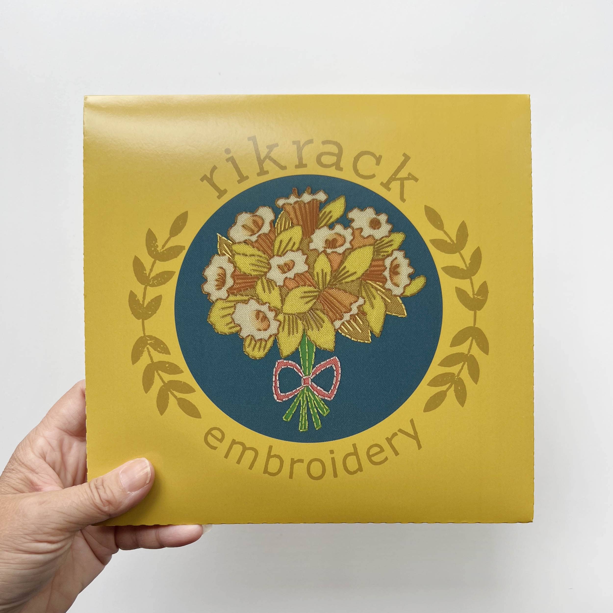 RikRack Daffodil Embroidery Kit