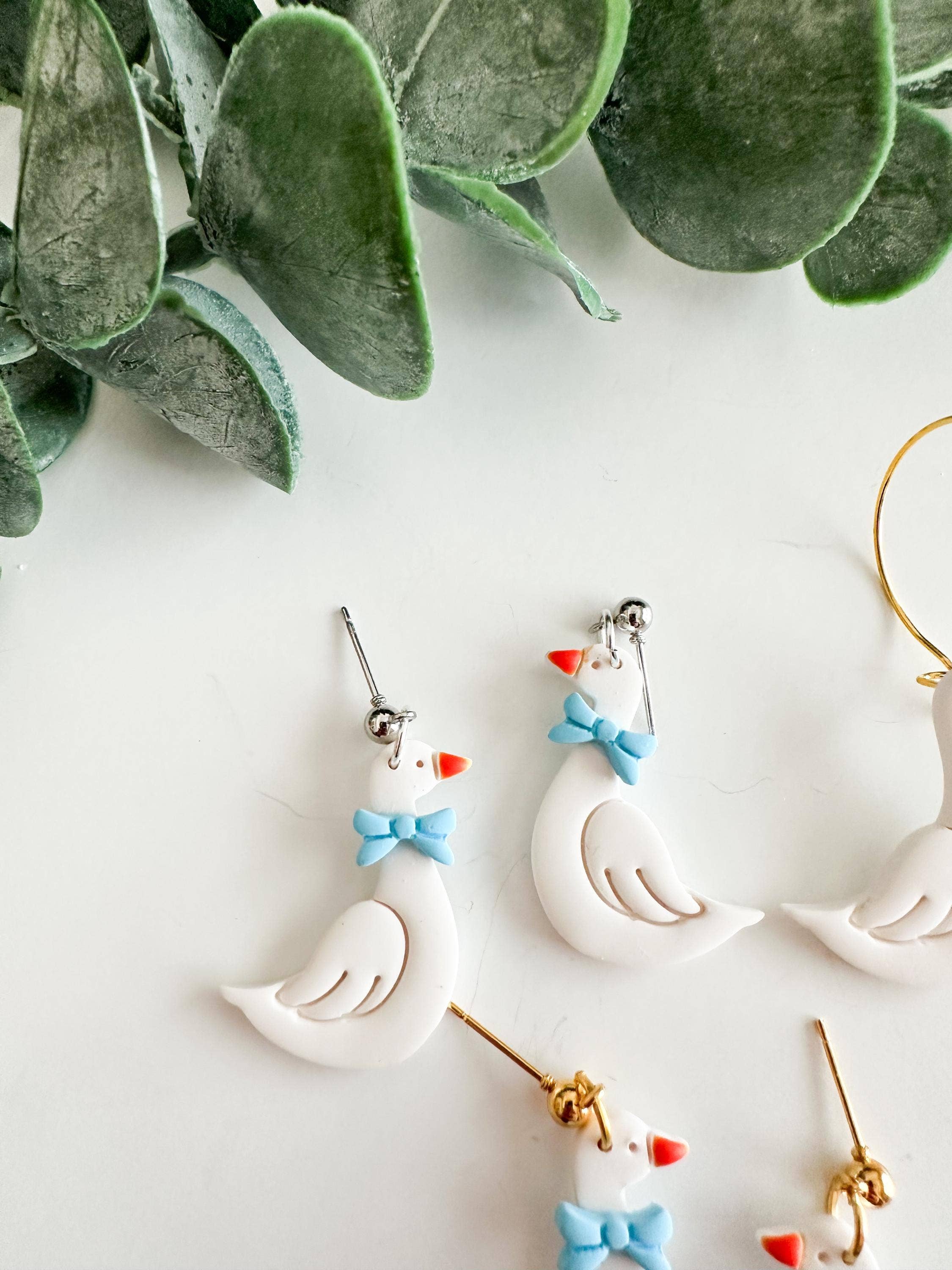 Goose Earrings