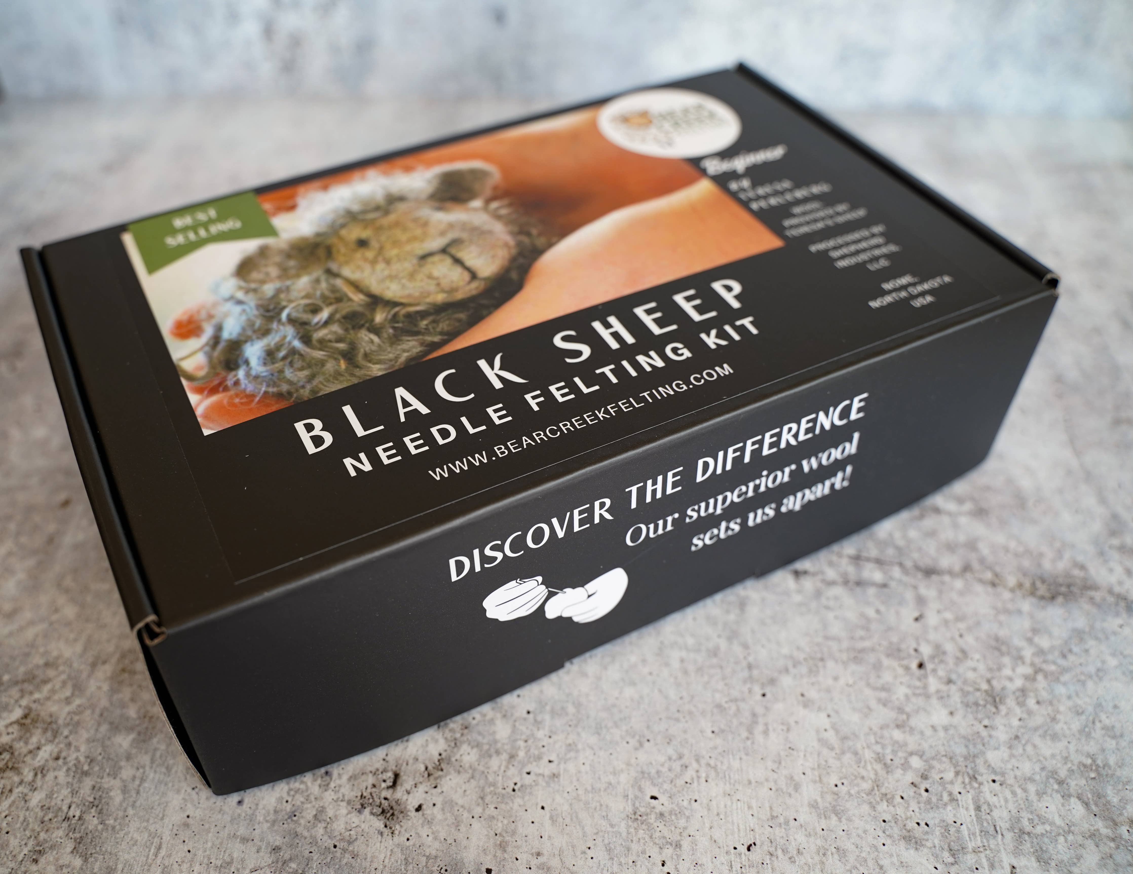 Black Sheep Needle Felting Kit