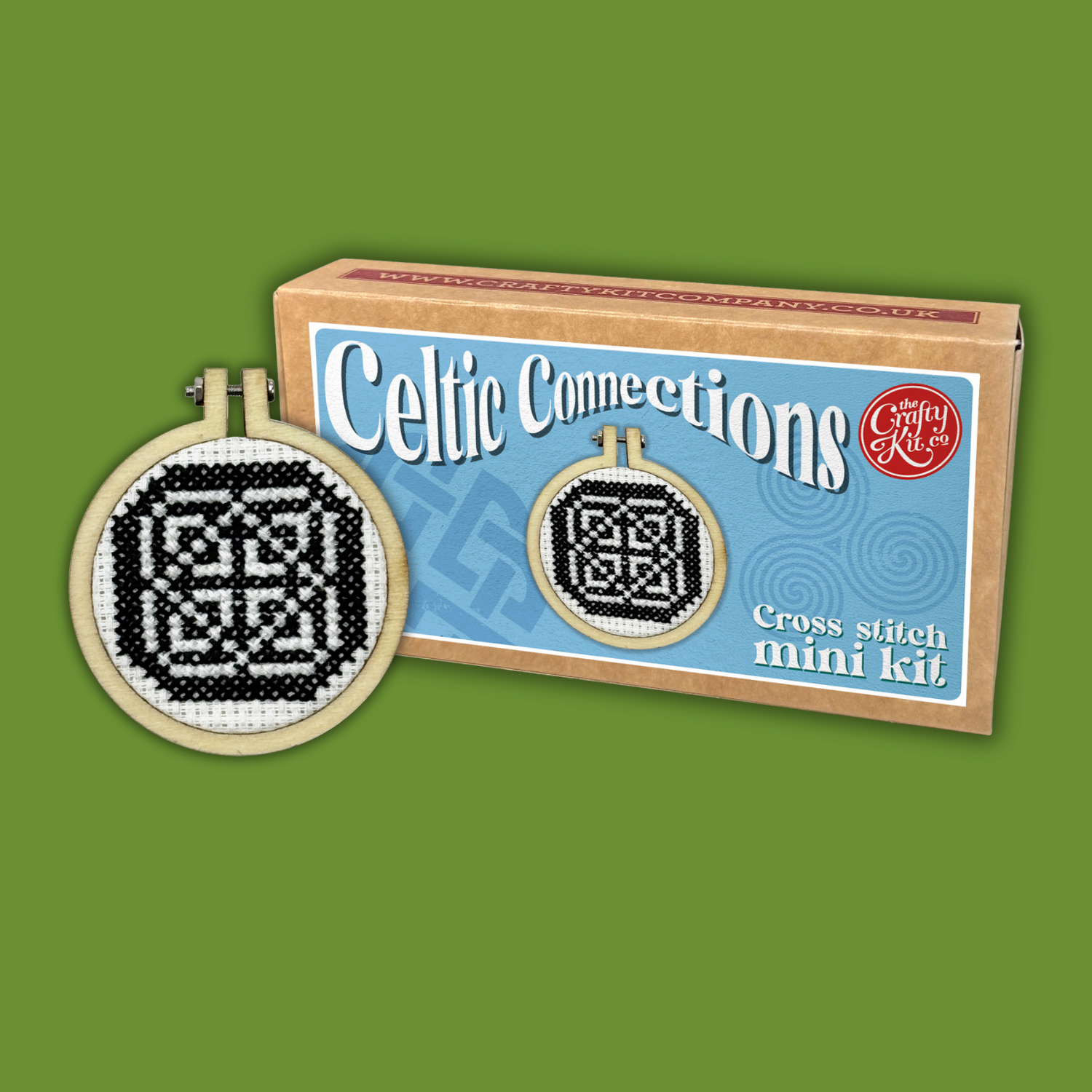 'Celtic Connections' Mini Matchbox Cross Stitch Kit