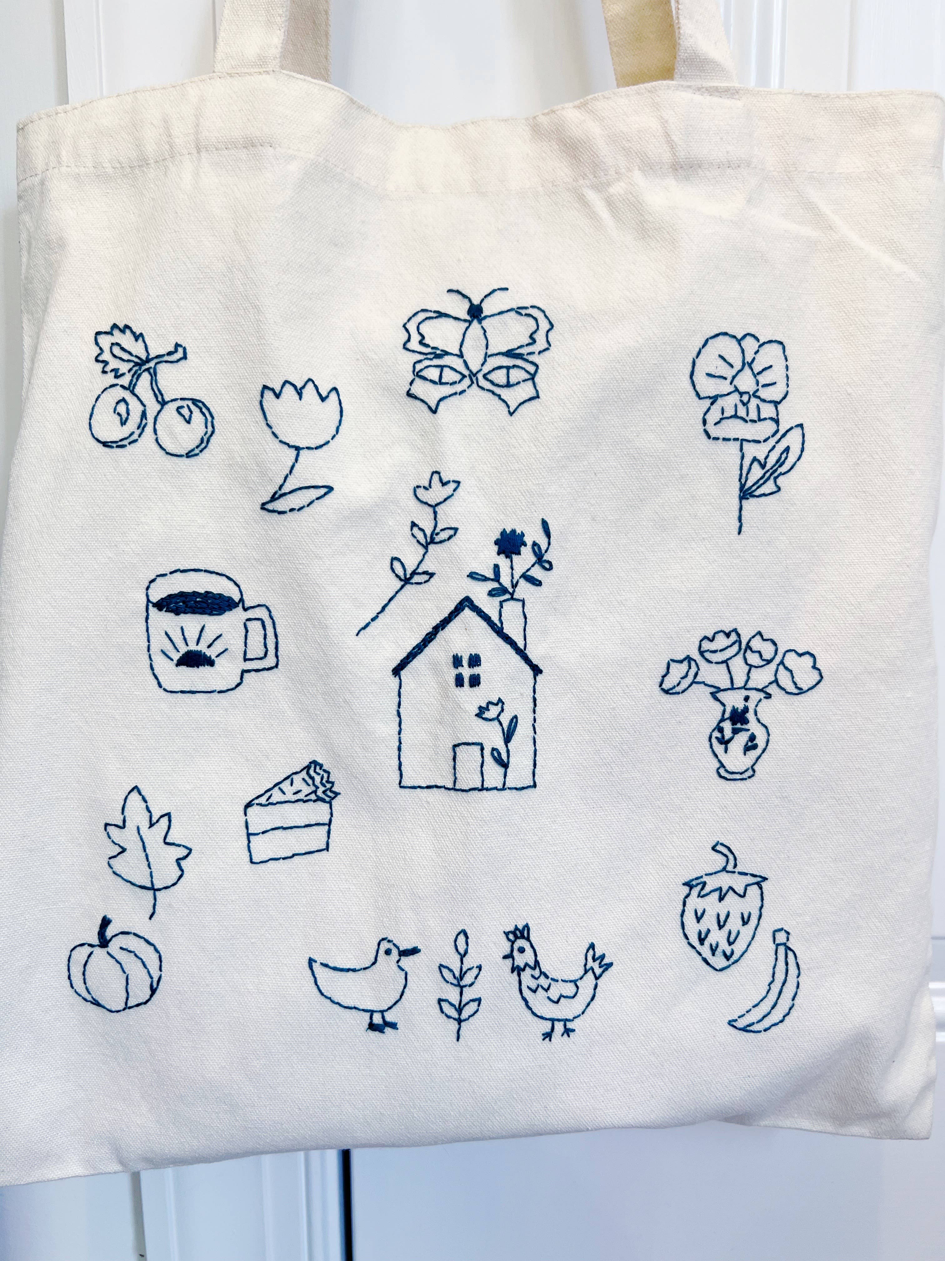 RikRack Farm House Stick and Stitch embroidery patterns