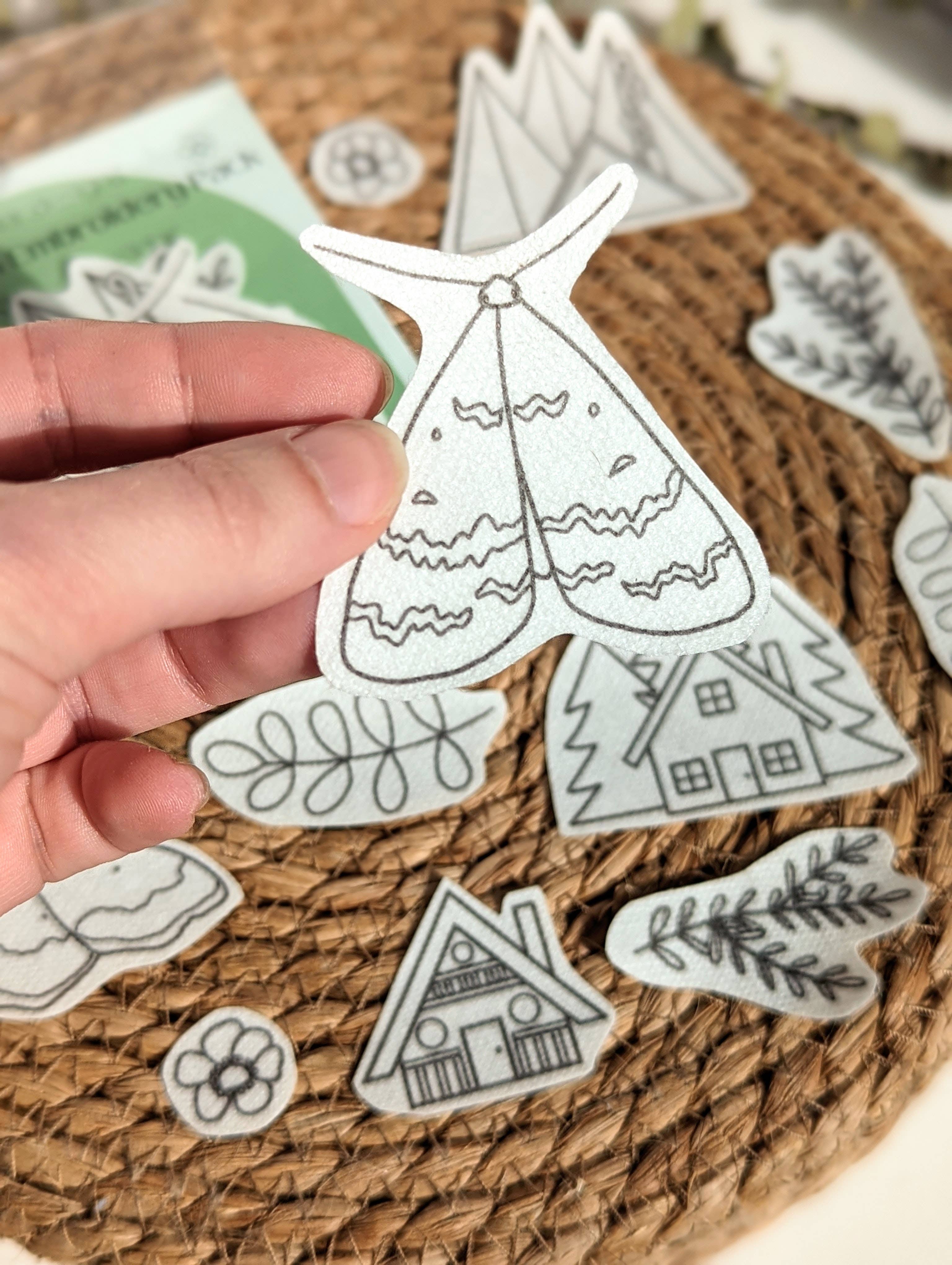 Forest Stick & Stitch Embroidery Pack