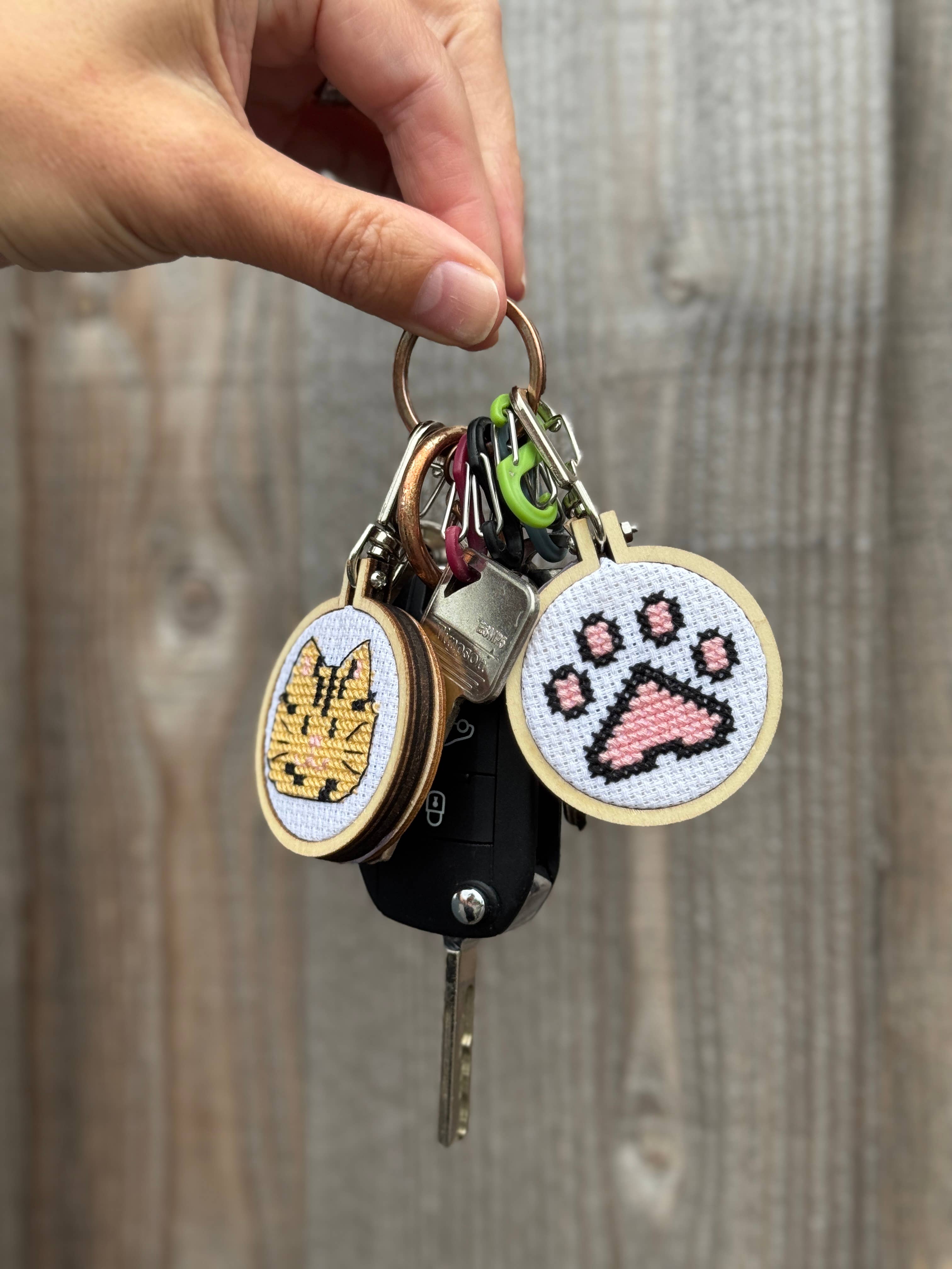 Home is Where the Cat is Mini Matchbox Cross Stitch Kit
